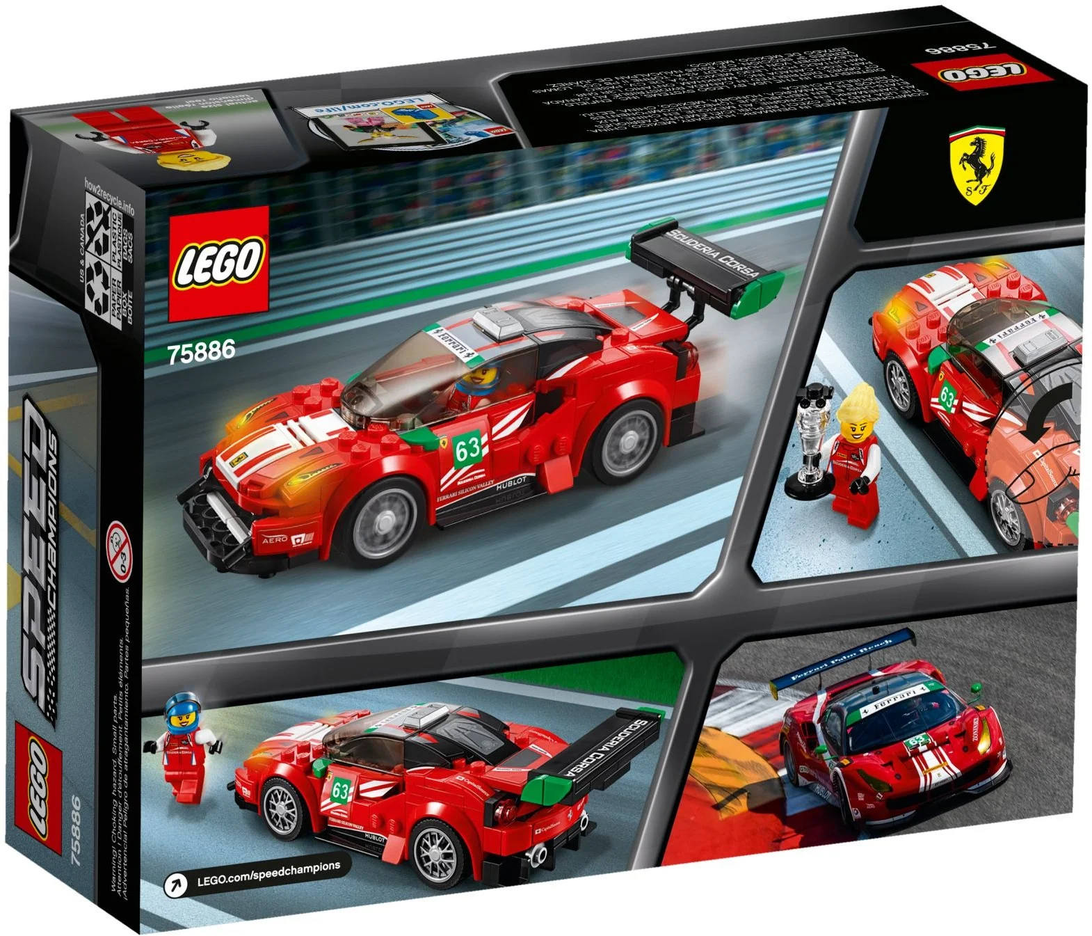LEGO® 75886 Ferrari 488 GT3 „Scuderia Corsa” - zdjęcie 4