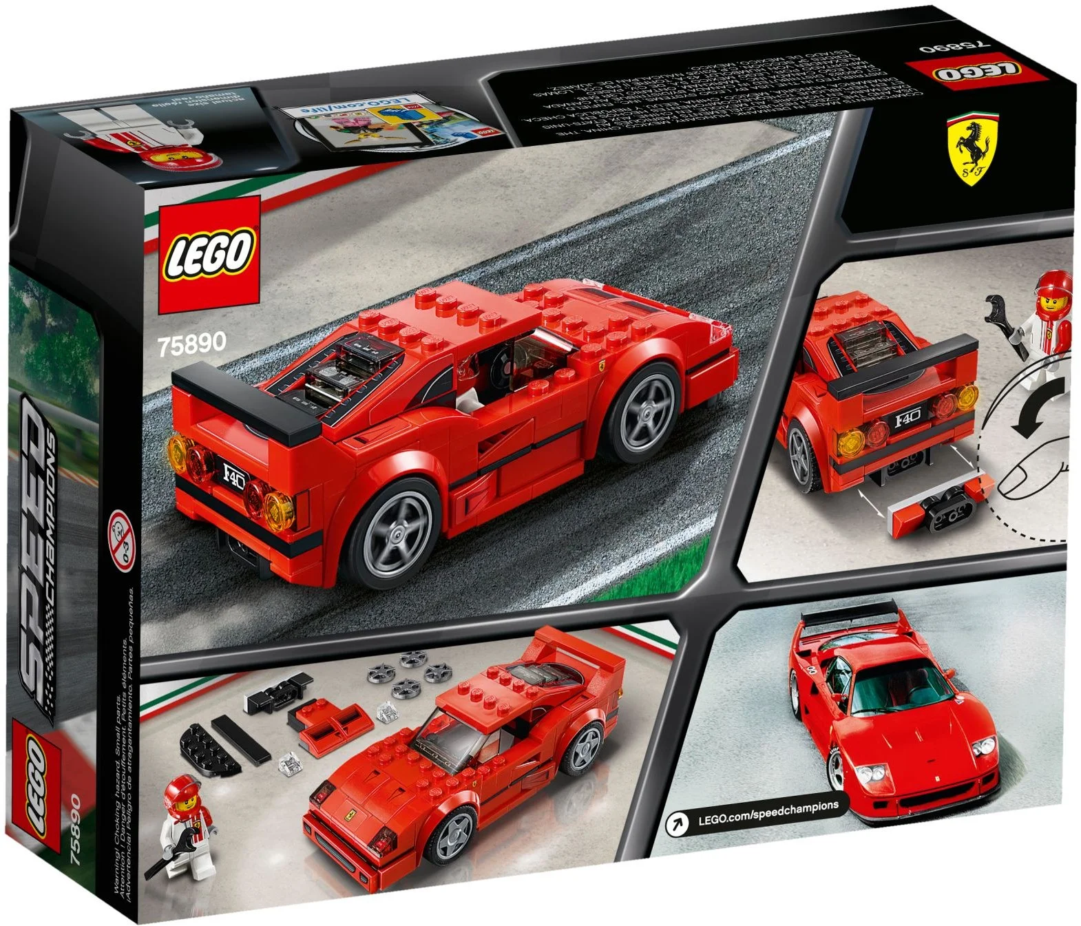 LEGO® 75890 LEGO Speed Champions Ferrari F40 Competizion - zdjęcie 7