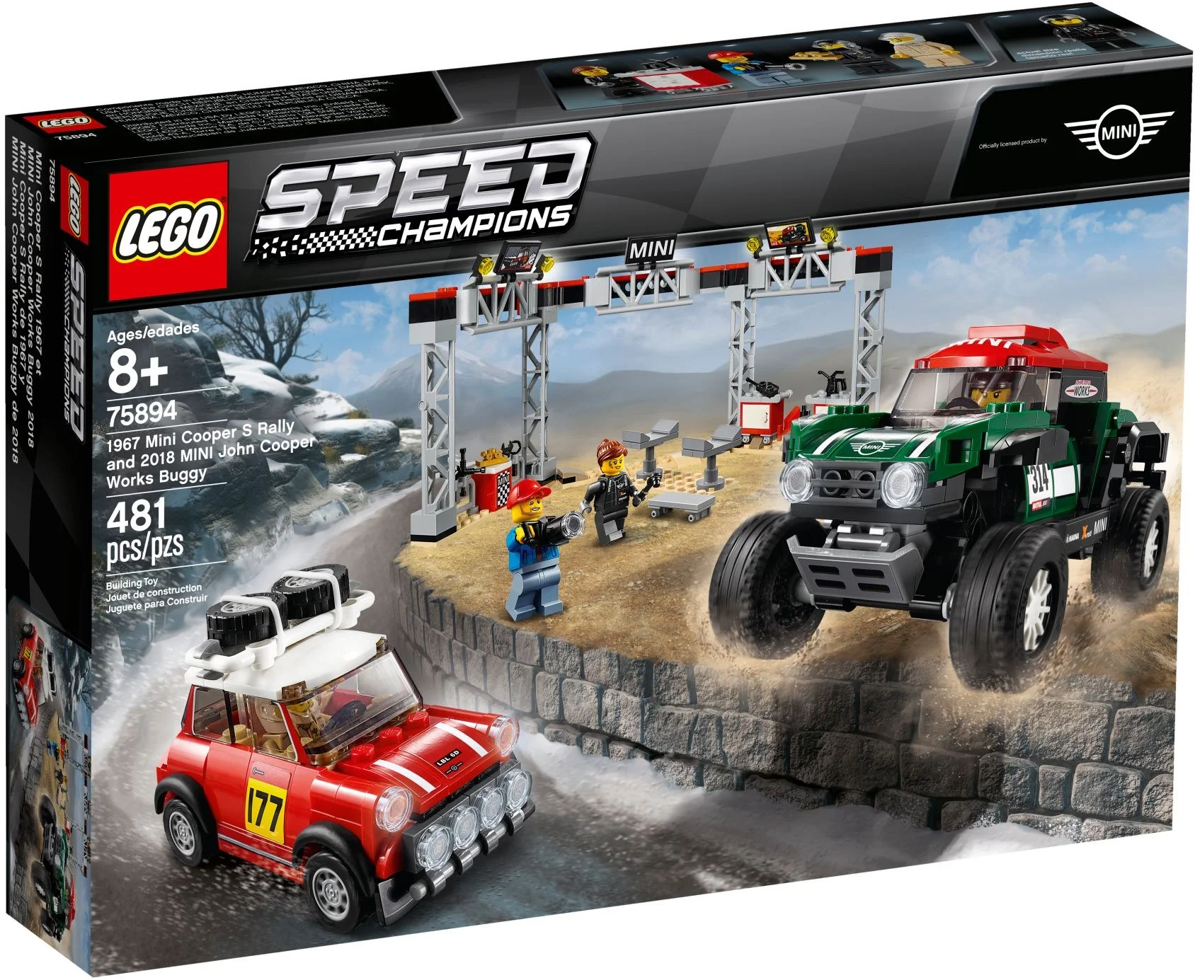 LEGO® 75894 1967 Mini Cooper S Rally oraz 2018 MINI John Cooper Works Buggy - zdjęcie 2