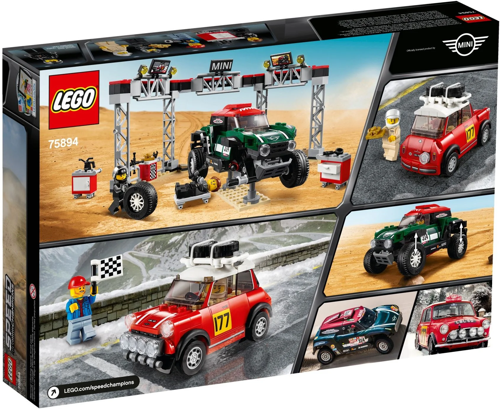 LEGO® 75894 1967 Mini Cooper S Rally oraz 2018 MINI John Cooper Works Buggy - zdjęcie 5