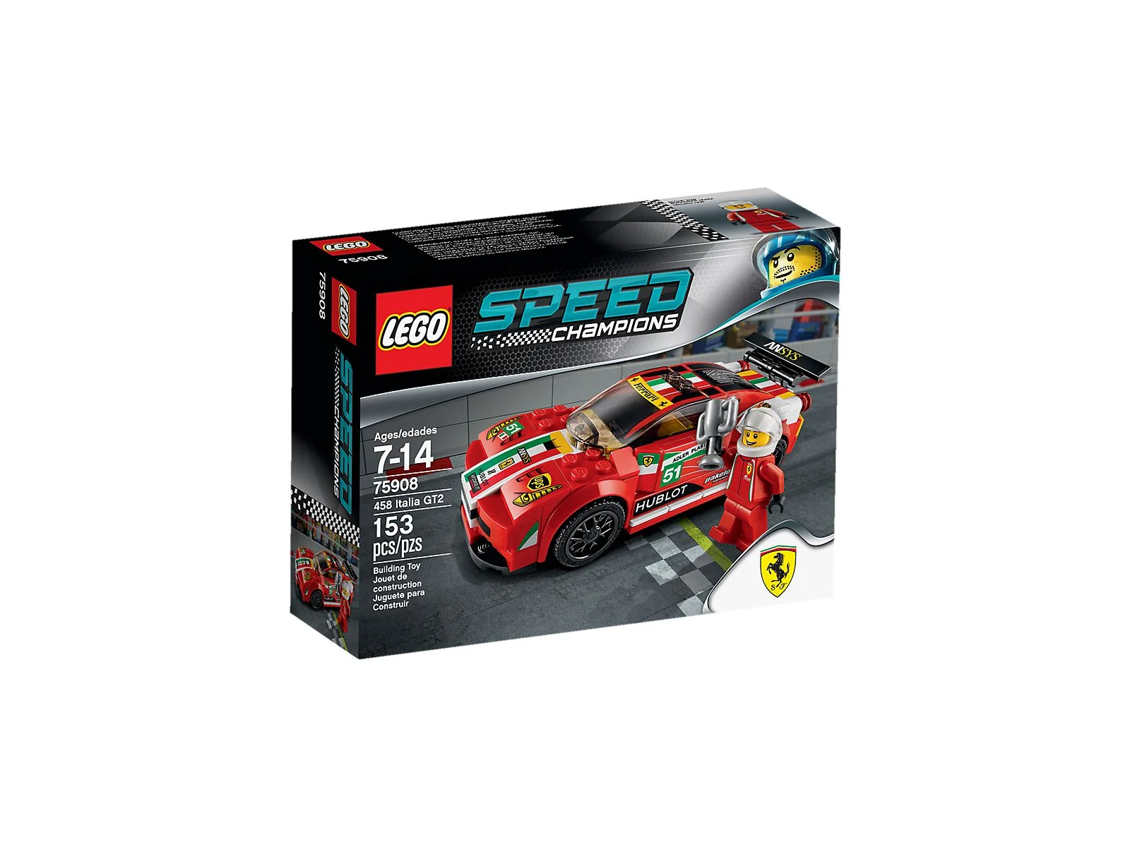 LEGO® 75908 Champions 458 Italia GT2 Nowe - zdjęcie 2