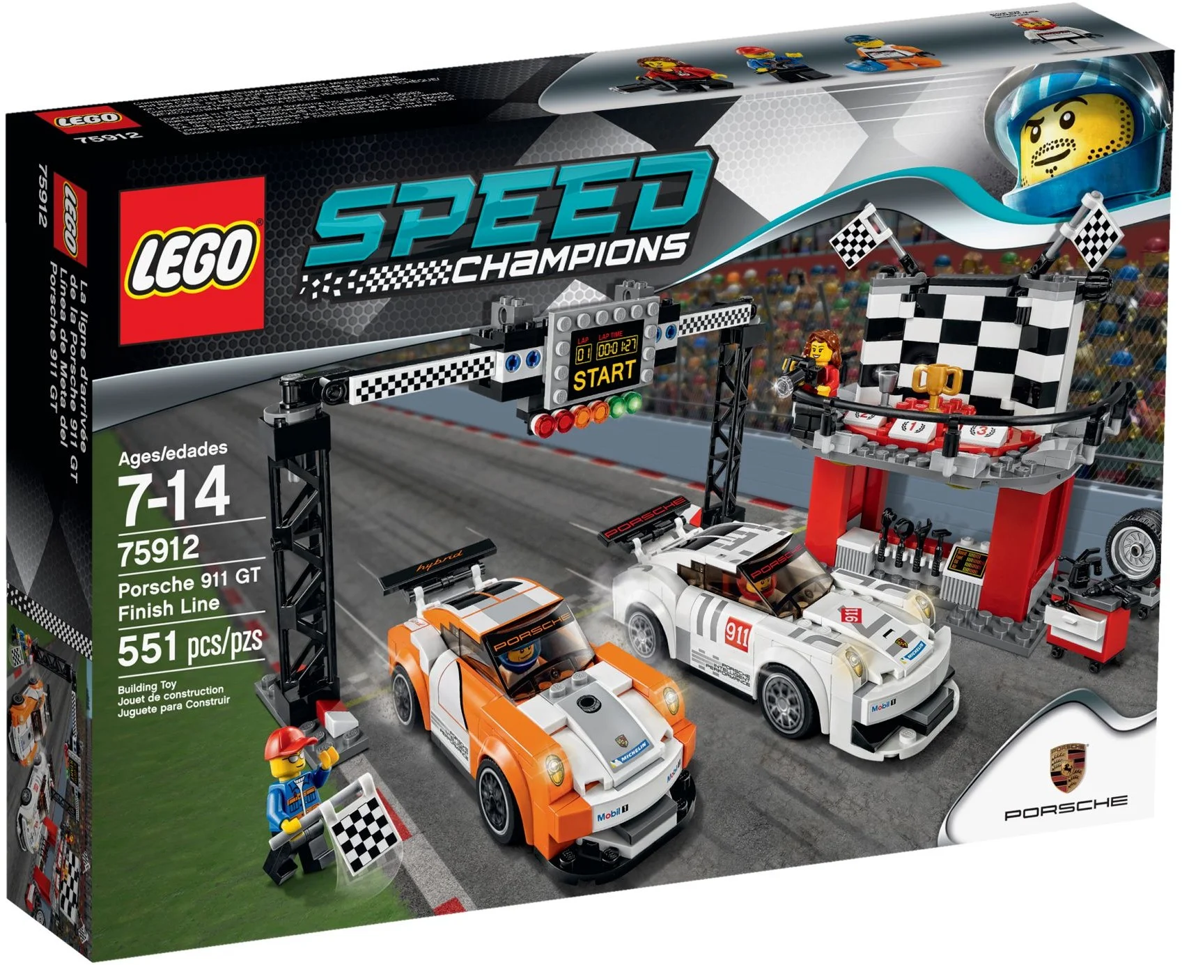 LEGO® 75912 Porsche 911 GT, Linia mety - zdjęcie 4