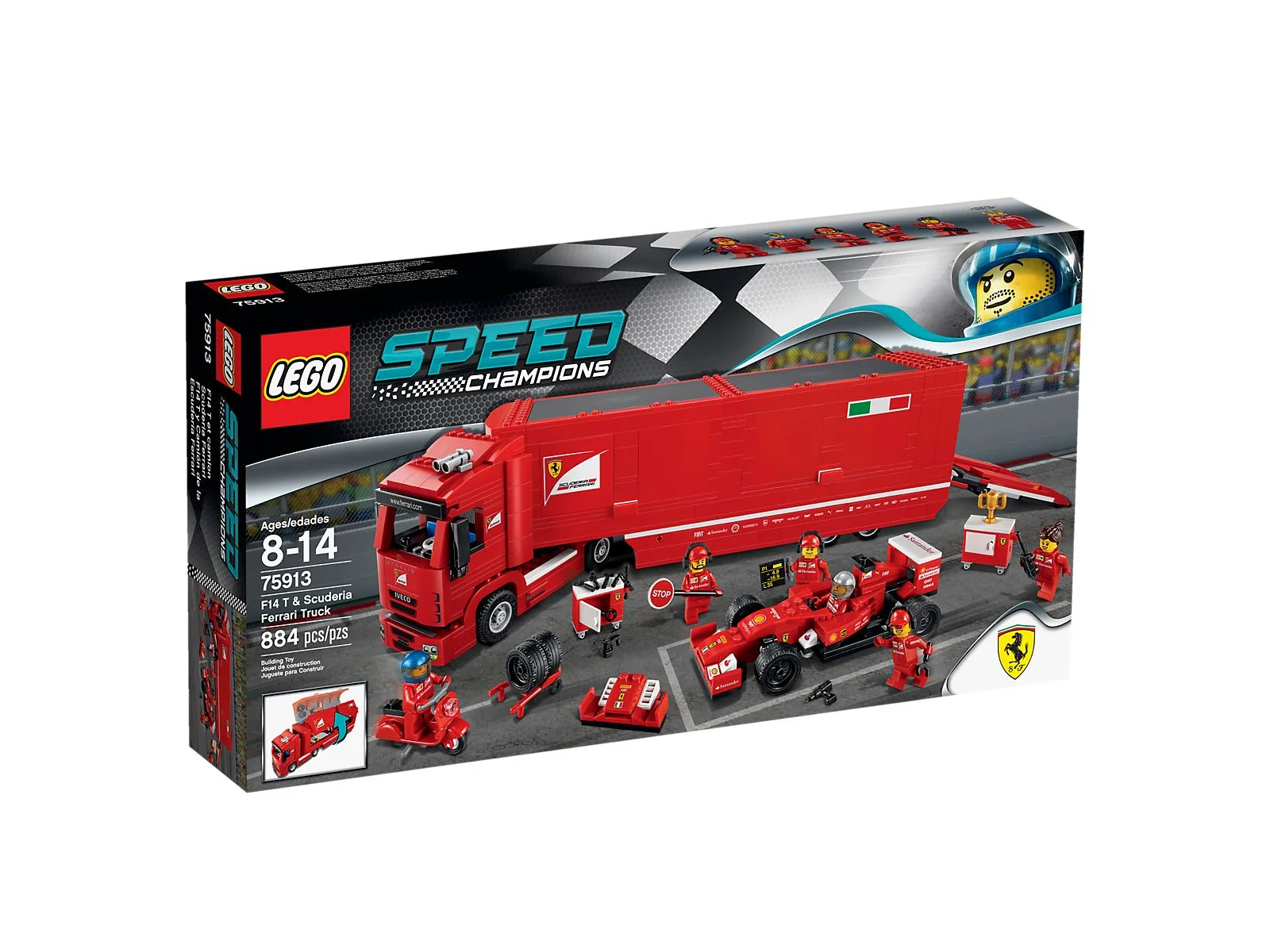 LEGO® 75913 Ciężarówka F14 T & Scuderia Ferrari - zdjęcie 3