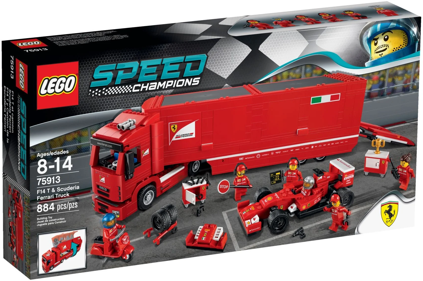 LEGO® 75913 Ciężarówka F14 T & Scuderia Ferrari - zdjęcie 4
