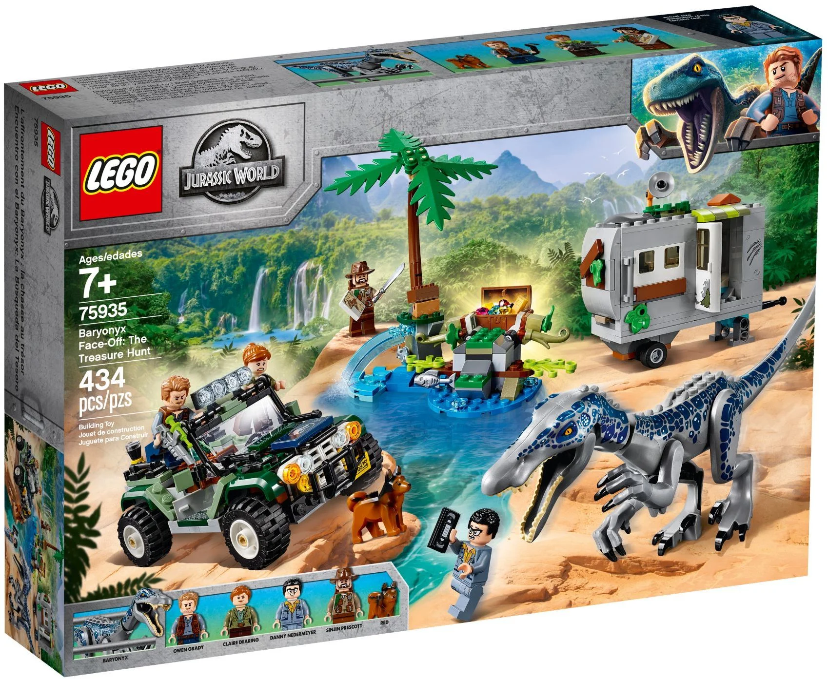 LEGO® 75935 Starcie z barionyksem: poszukiwanie skarbów - zdjęcie 2