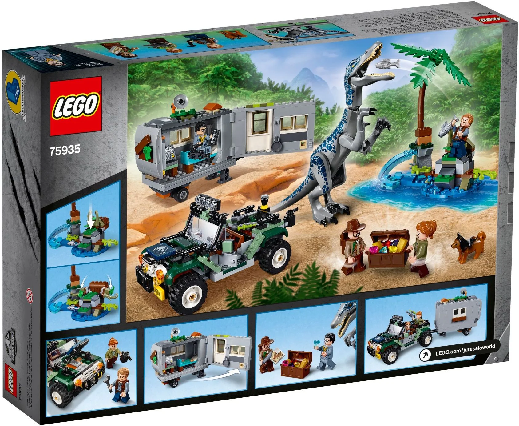 LEGO® 75935 Starcie z barionyksem: poszukiwanie skarbów - zdjęcie 3