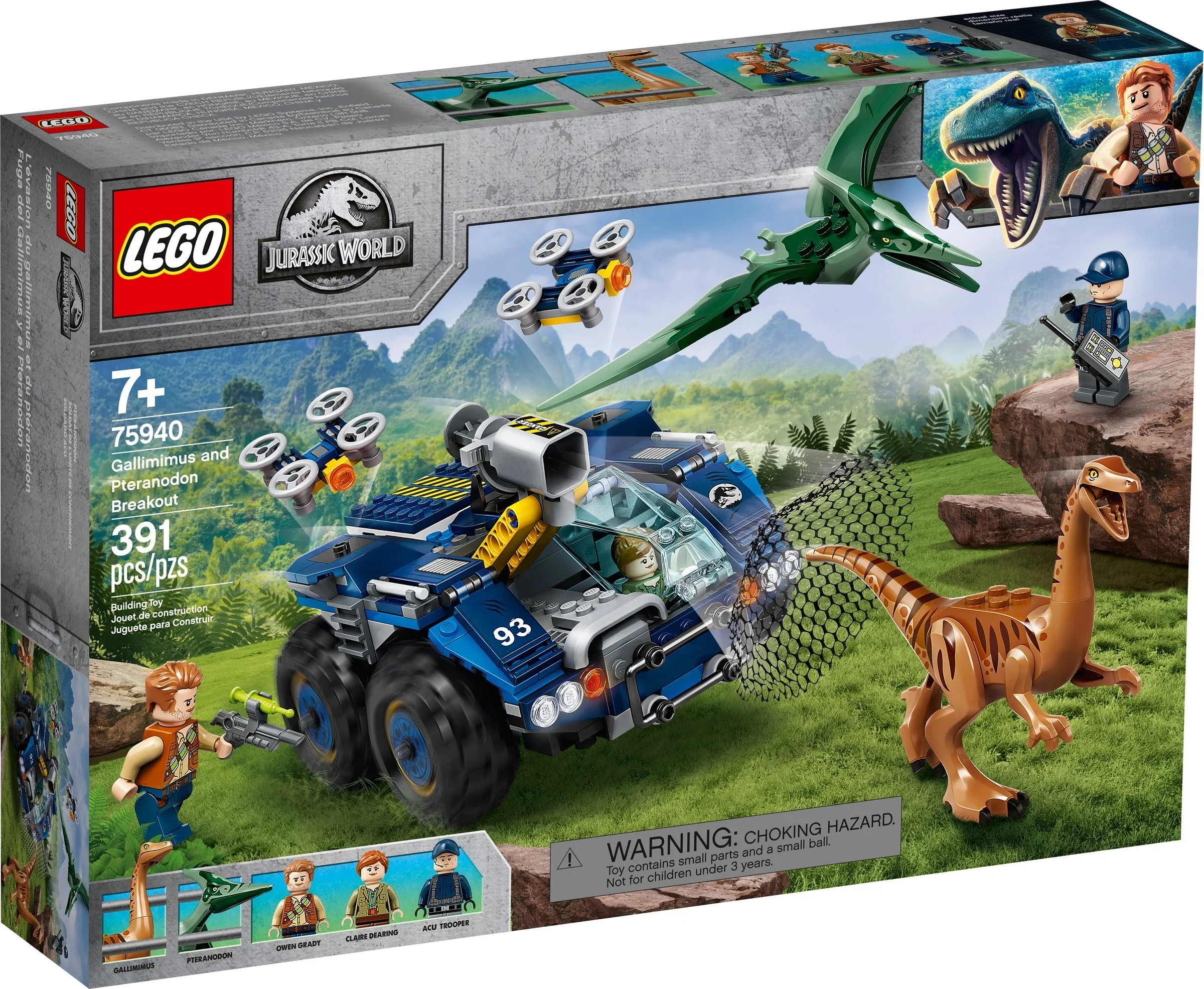 LEGO® 75940 Gallimim i pteranodon: ucieczka - zdjęcie 2