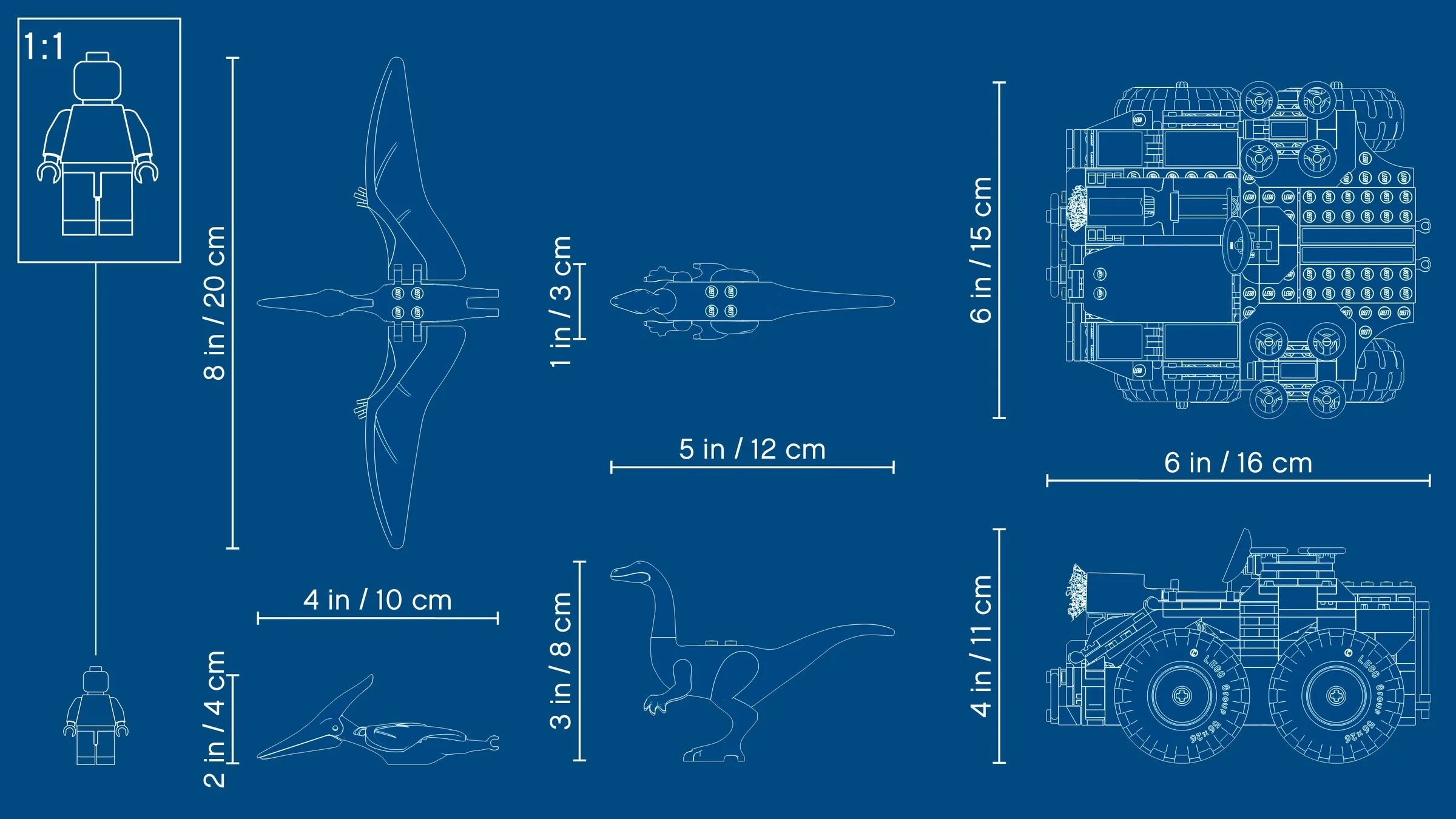 LEGO® 75940 Gallimim i pteranodon: ucieczka - zdjęcie 4