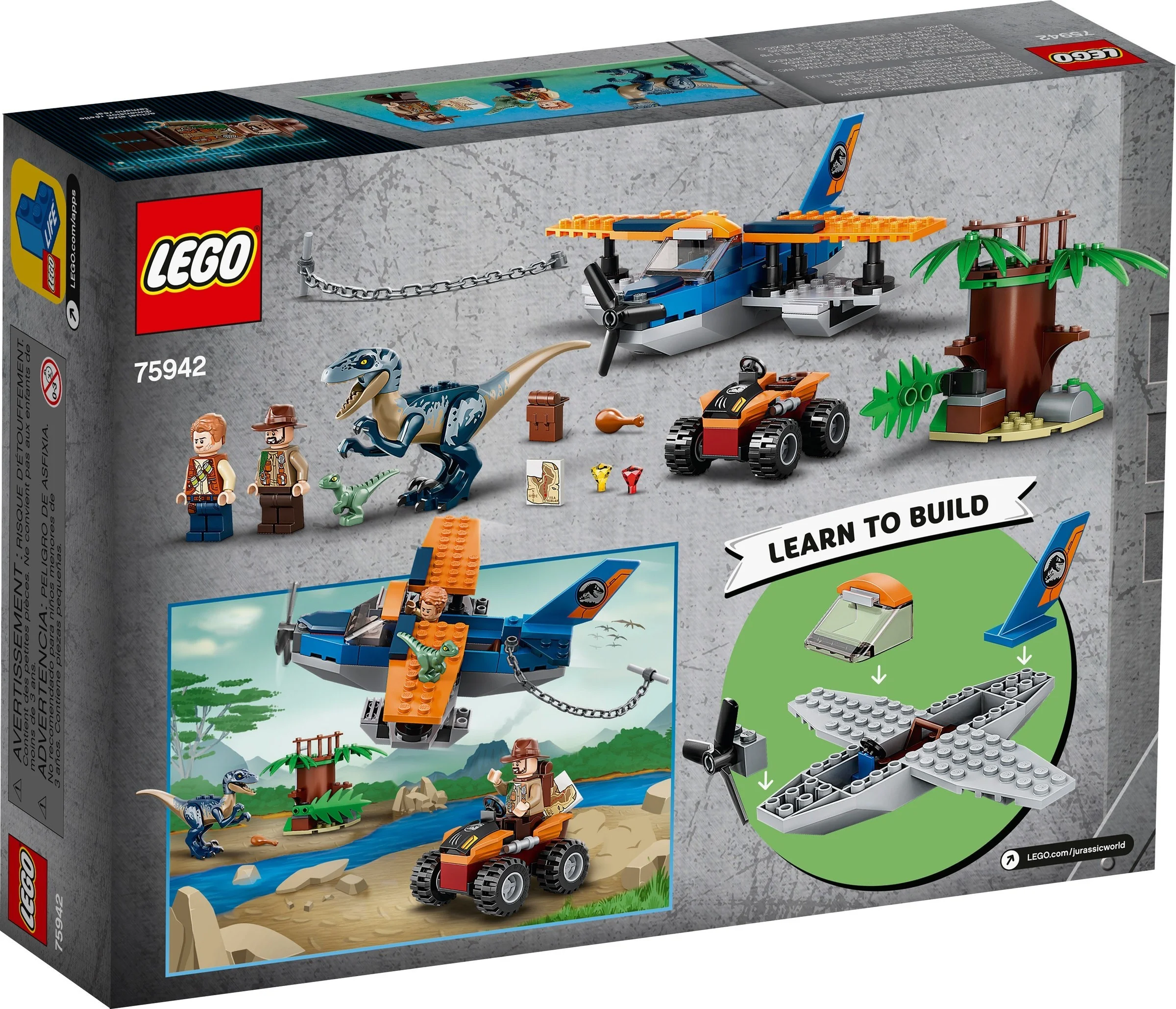 LEGO® 75942 Welociraptor: na ratunek dwupłatowcem - zdjęcie 7