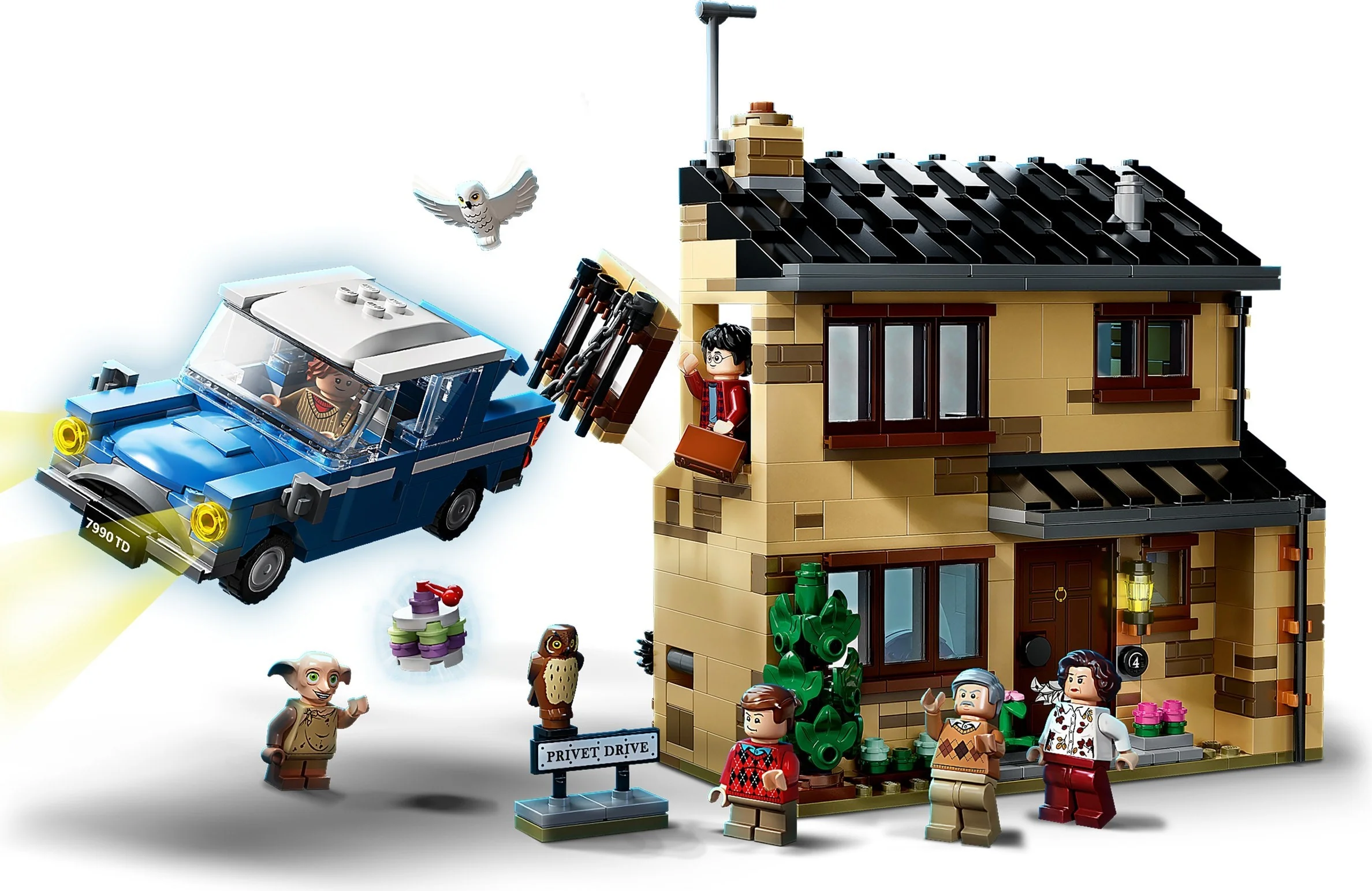 LEGO® 75968 Privet Drive 4 Dom Dursleyów Wizyta Ciotki Marge - zdjęcie 5