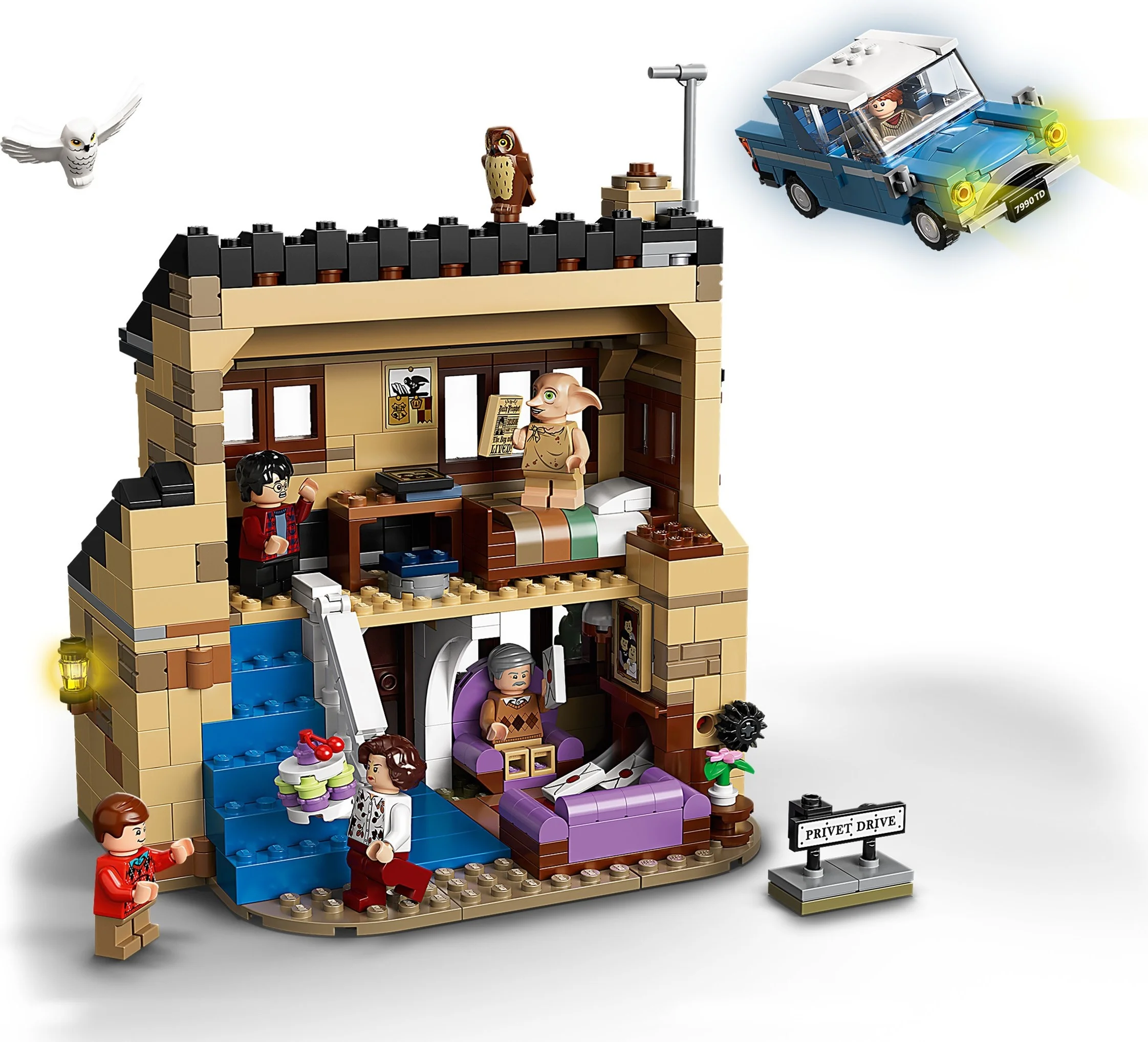 LEGO® 75968 Privet Drive 4 Dom Dursleyów Wizyta Ciotki Marge - zdjęcie 6