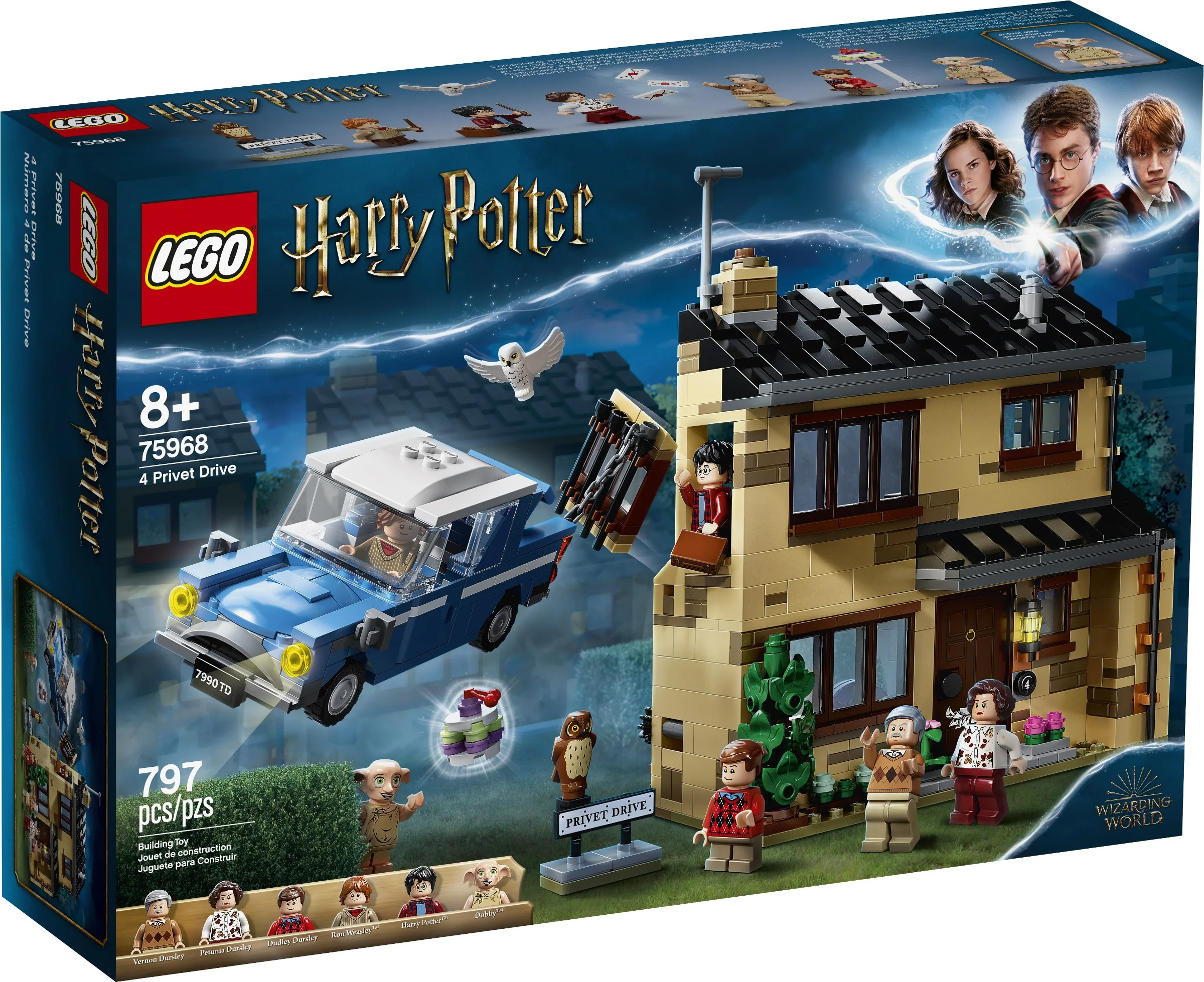 LEGO® 75968 Privet Drive 4 Dom Dursleyów Wizyta Ciotki Marge - zdjęcie 11