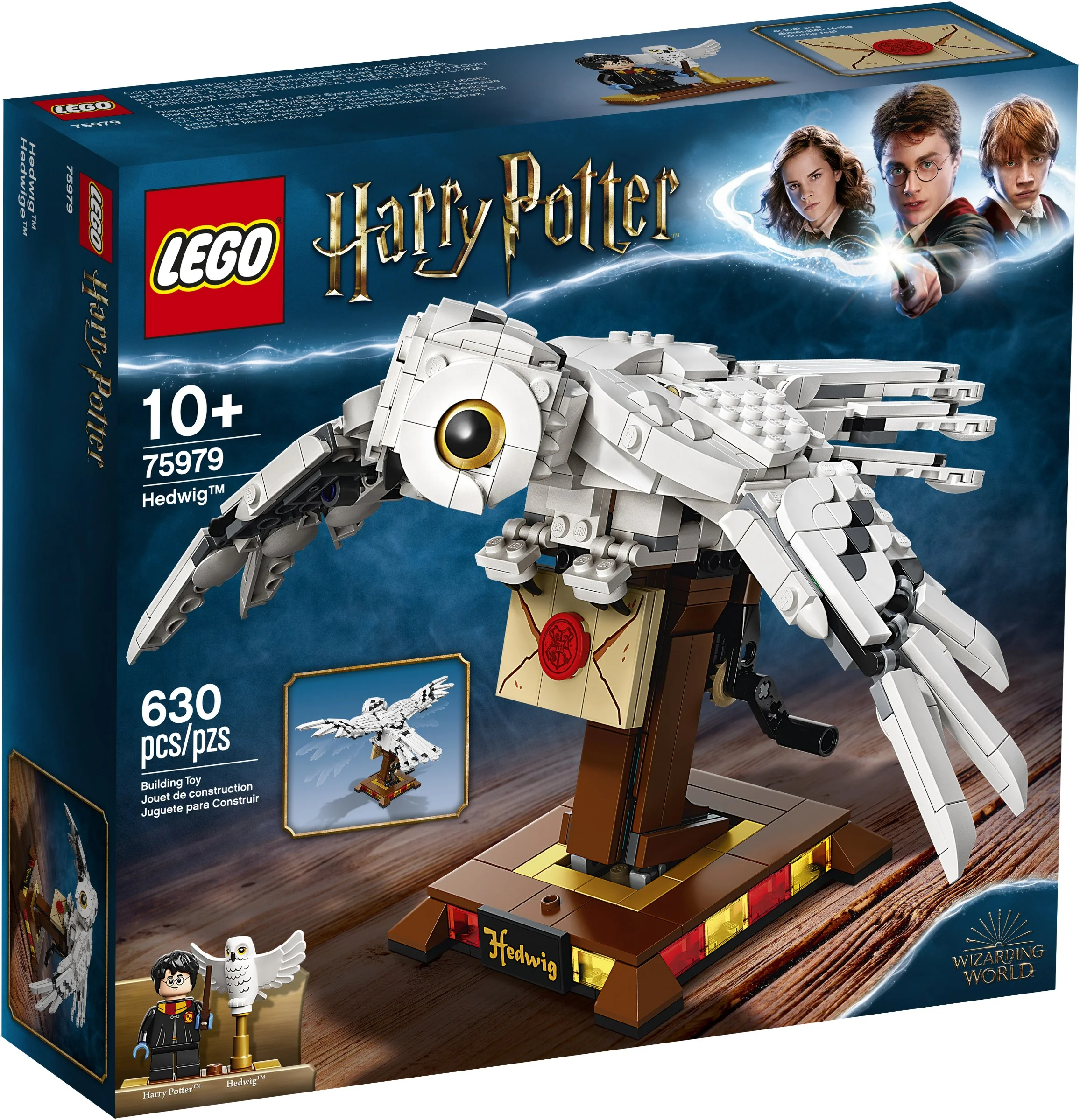 LEGO® 75979 Lego Harry Potter Hedwiga Sowa Z Ruchomymi Skrzydłami Kolekcjonerska - zdjęcie 11