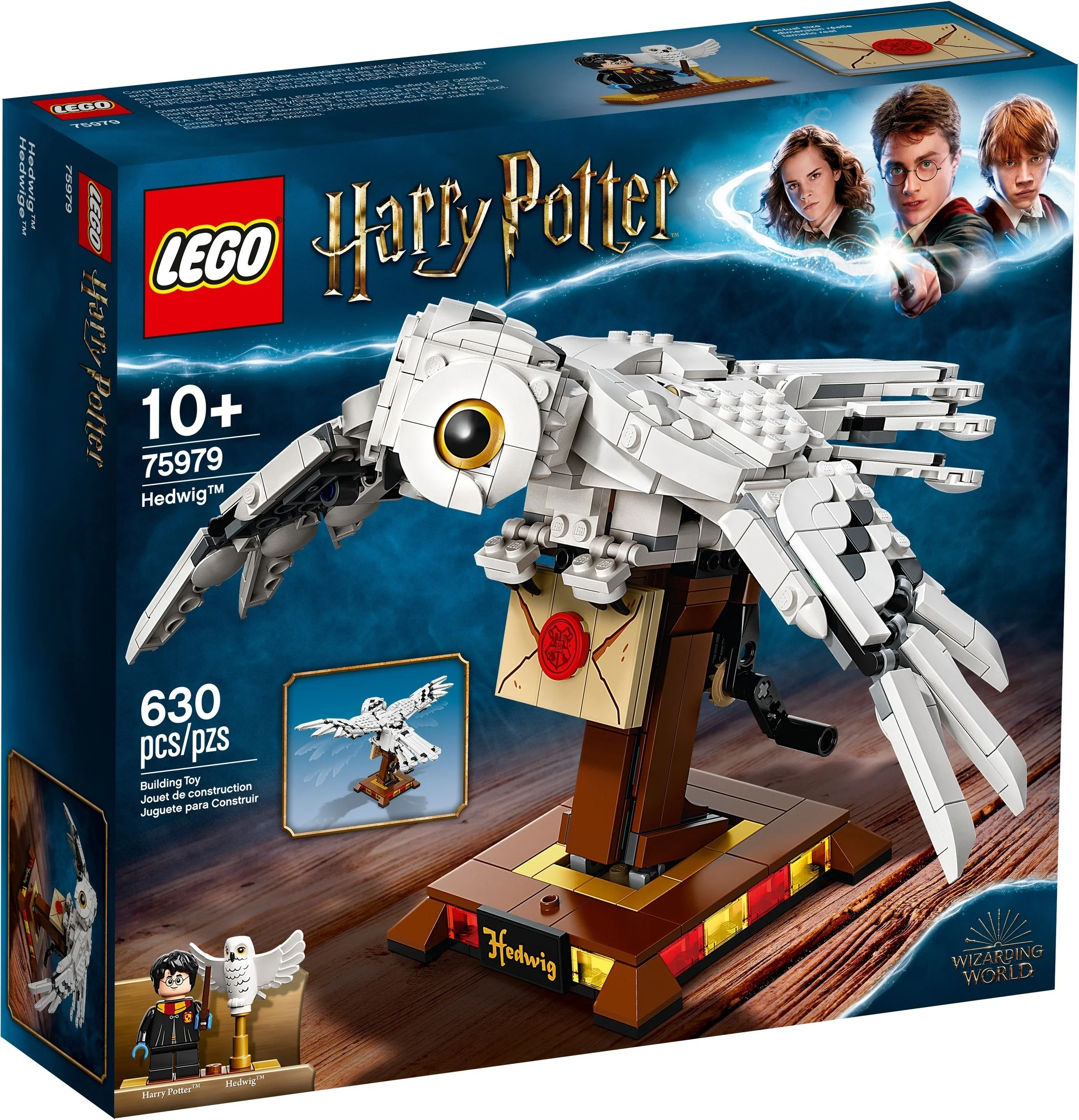 Lego Harry Potter Hedwiga Sowa Z Ruchomymi Skrzydłami Kolekcjonerska