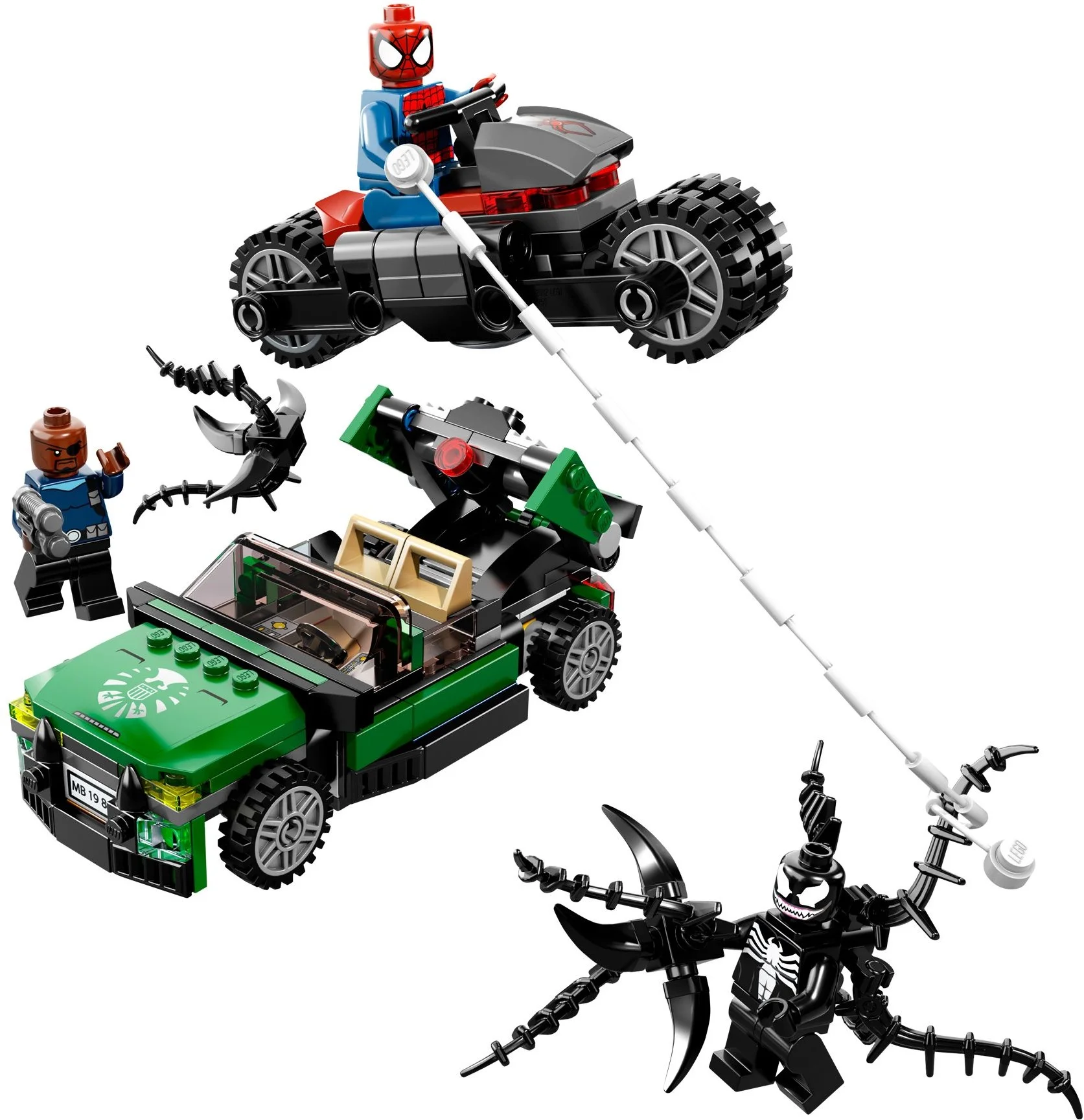LEGO® 76004 Nowy Zestaw Lego Heroes Spider Cycle Chase - zdjęcie 4