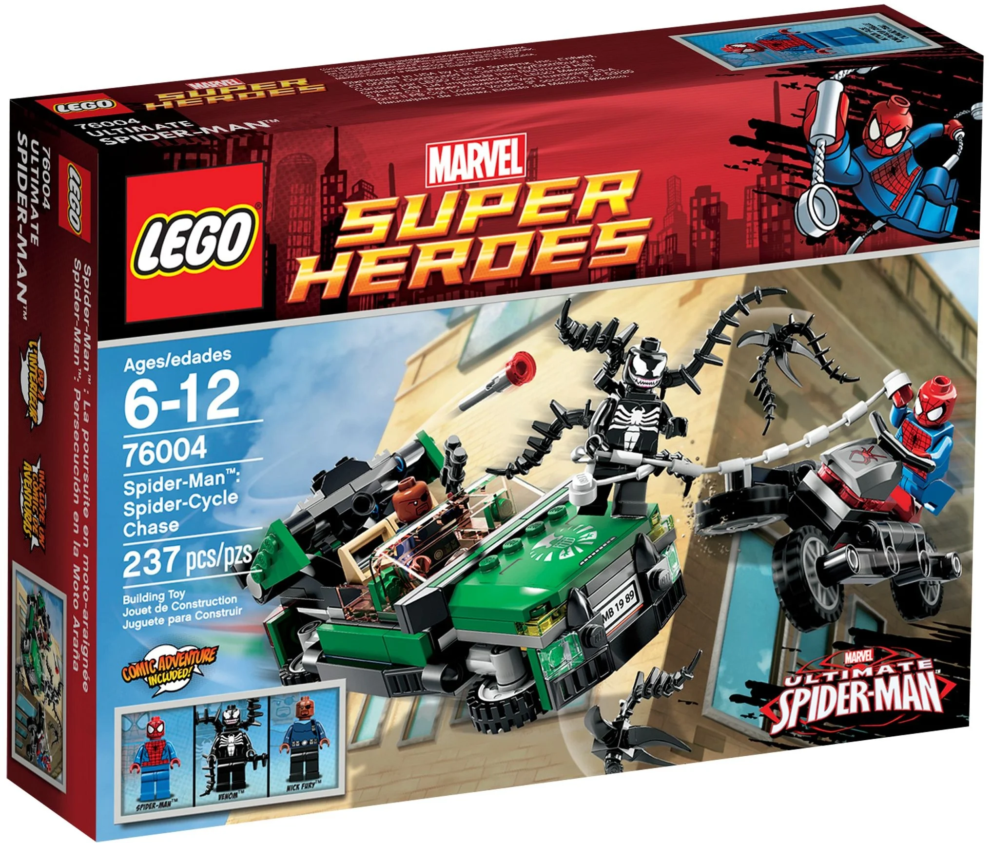 Nowy Zestaw Lego Heroes Spider Cycle Chase