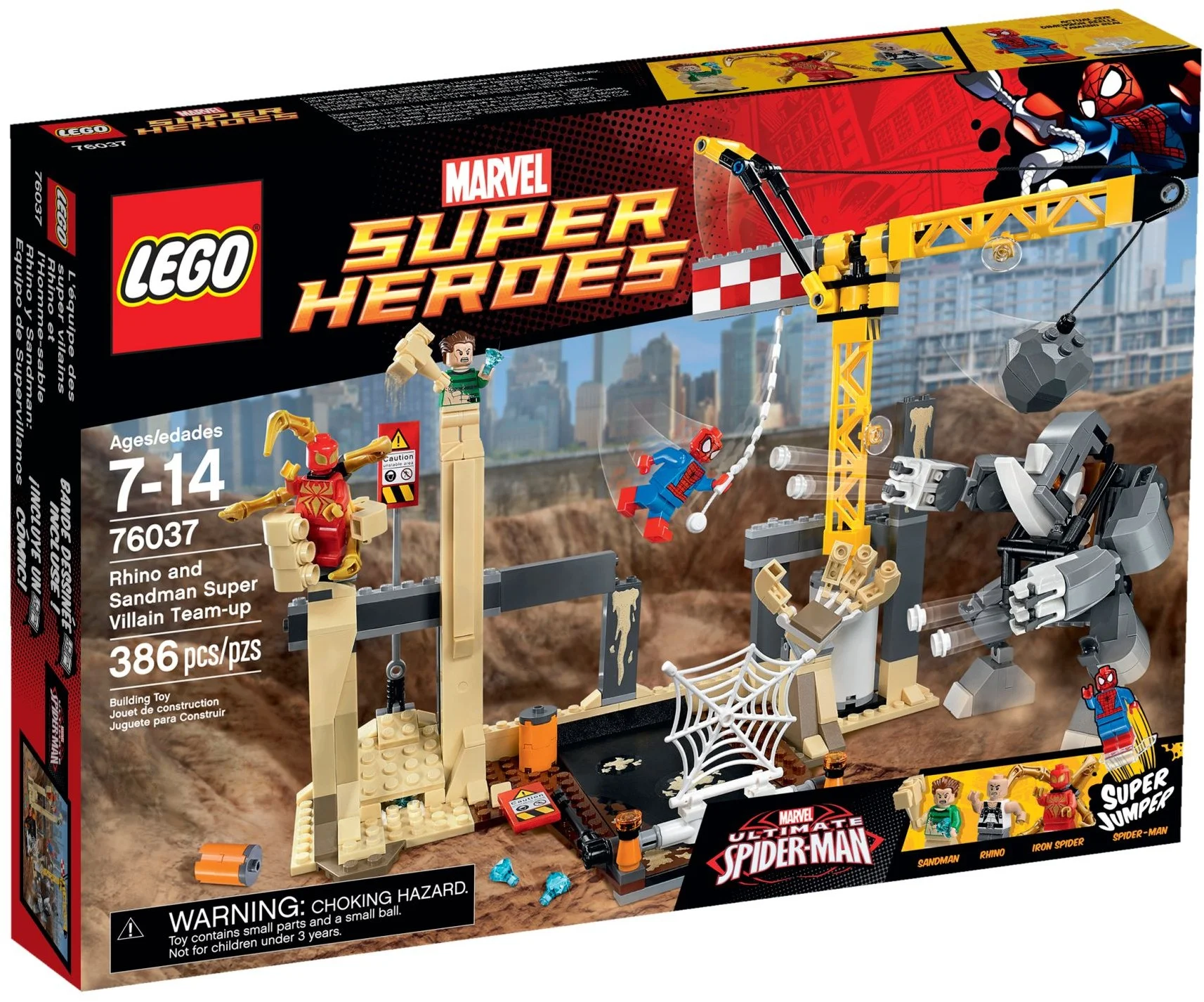LEGO® 76037 Wspólny atak superłotrów Rhino i Sandmana - zdjęcie 4