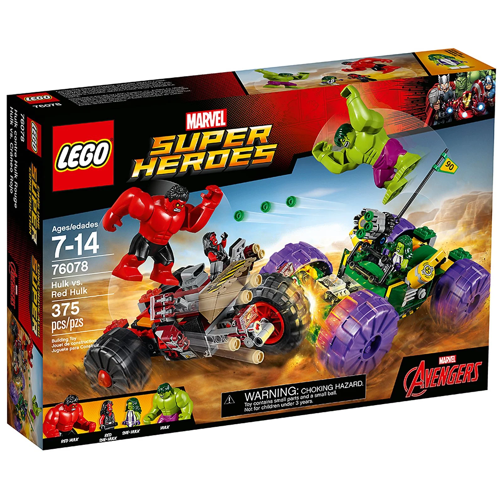 LEGO® 76078 Hulk kontra Czerwony Hulk - zdjęcie 5