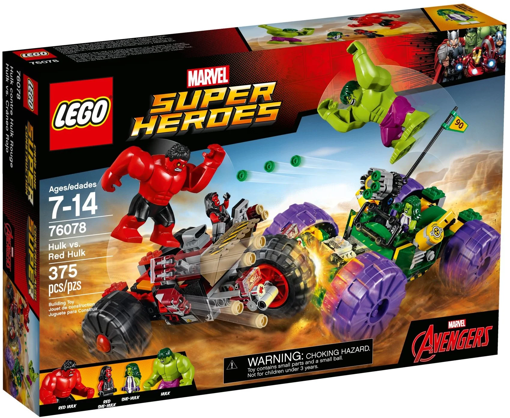 LEGO® 76078 Hulk kontra Czerwony Hulk - zdjęcie 11
