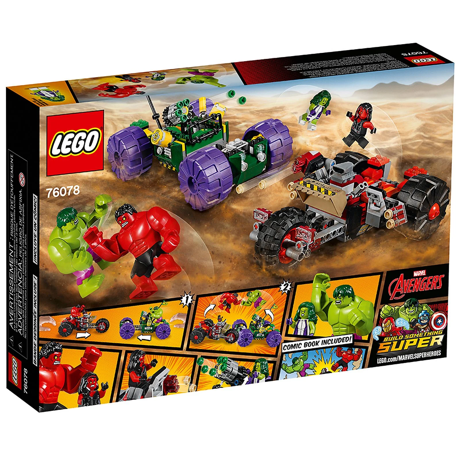 LEGO® 76078 Hulk kontra Czerwony Hulk - zdjęcie 14