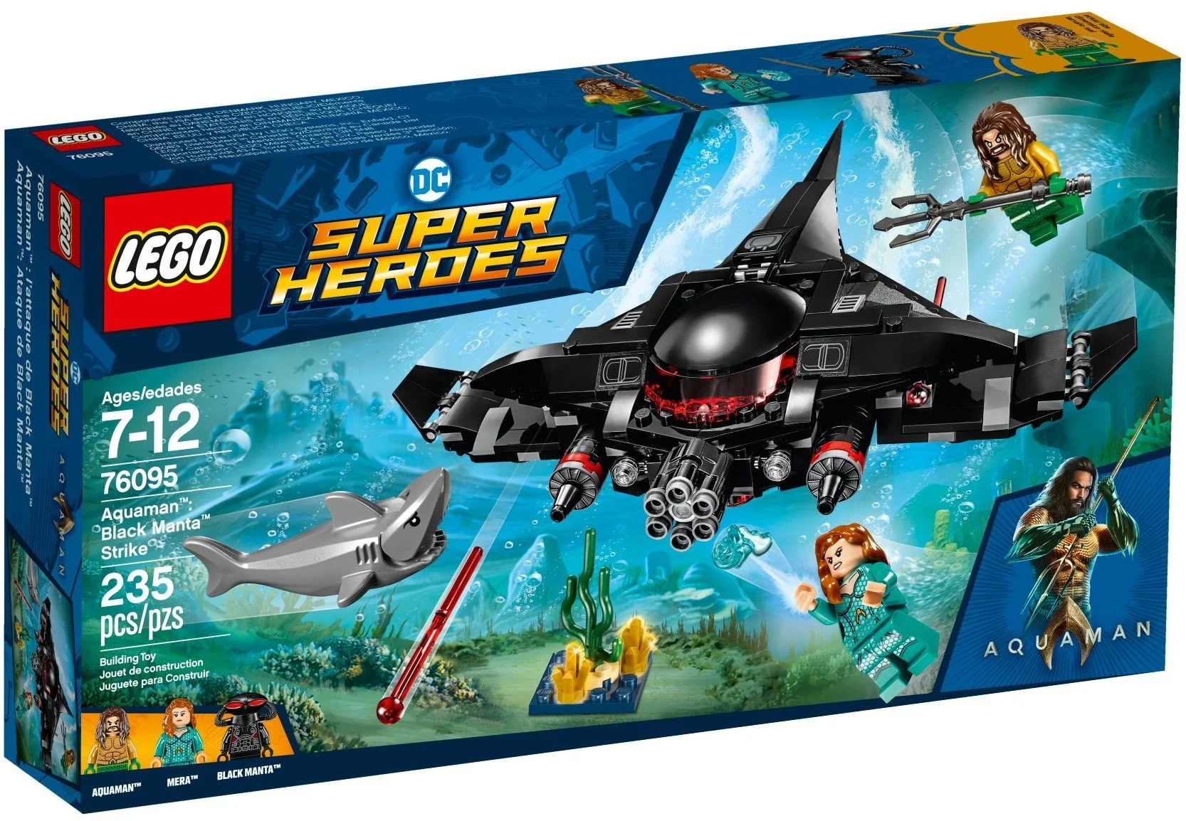 LEGO® 76095 Heroes Aquaman: Atak Black Manty Łódź Podwodna - zdjęcie 2