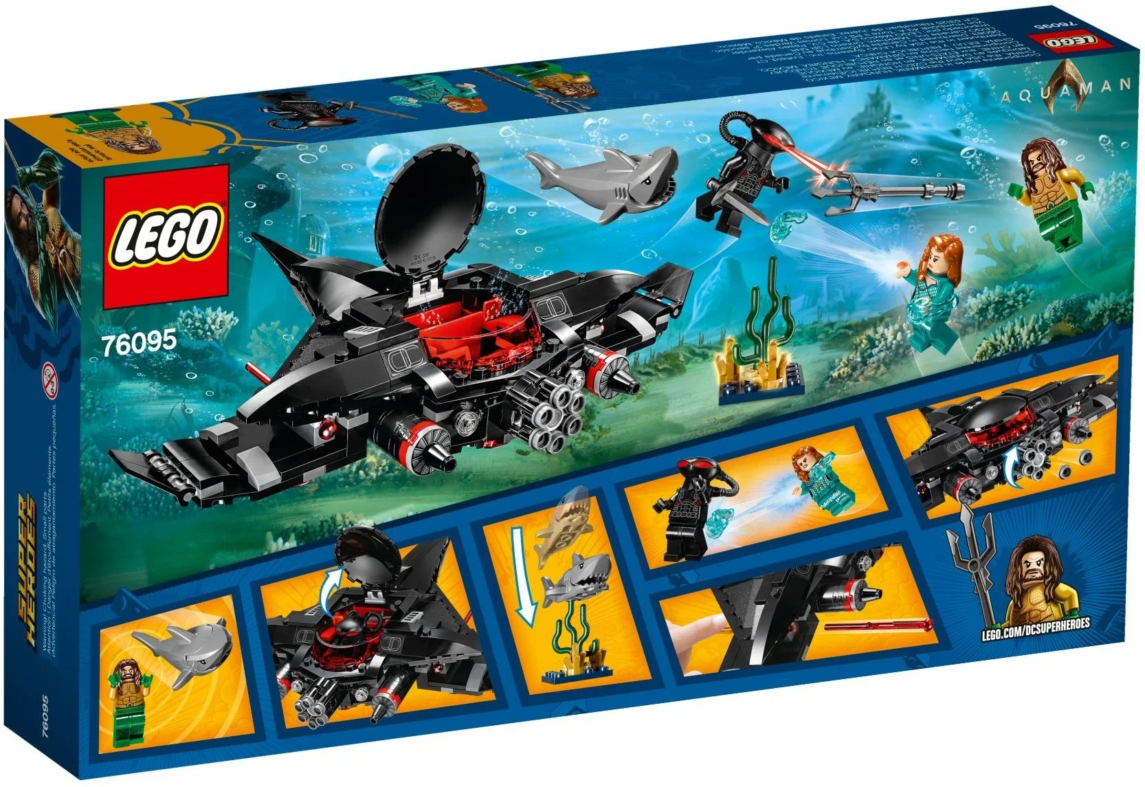 LEGO® 76095 Heroes Aquaman: Atak Black Manty Łódź Podwodna - zdjęcie 5