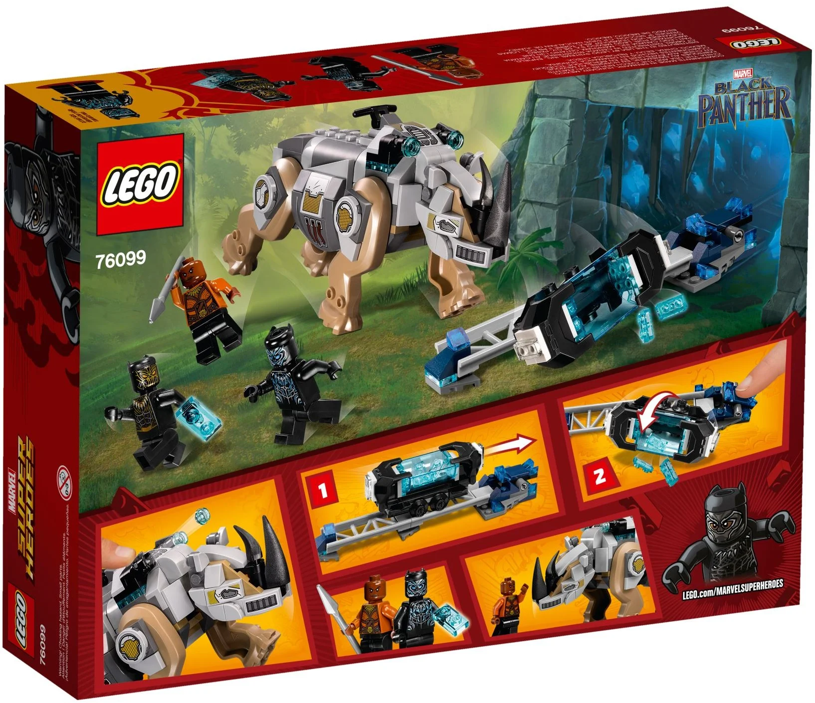 LEGO® 76099 Pojedynek z nosorożcem w pobliżu kopalni - zdjęcie 3
