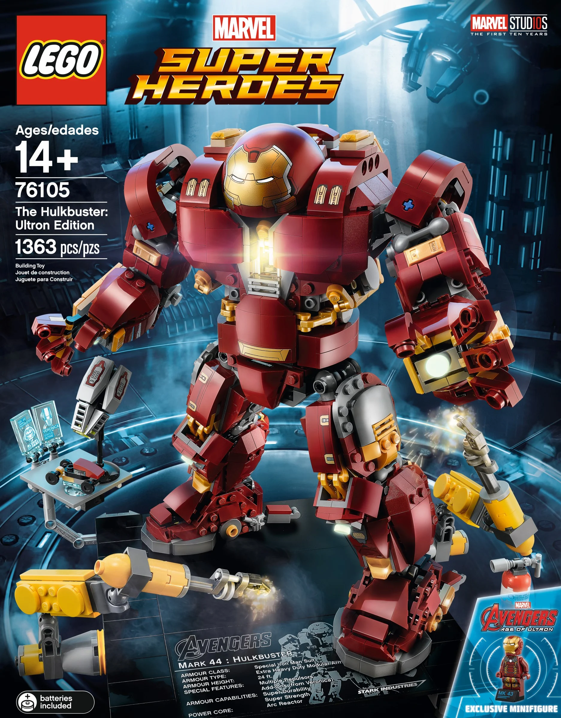 LEGO® 76105 Heroes Hulkbuster Wersja Ultron - zdjęcie 13