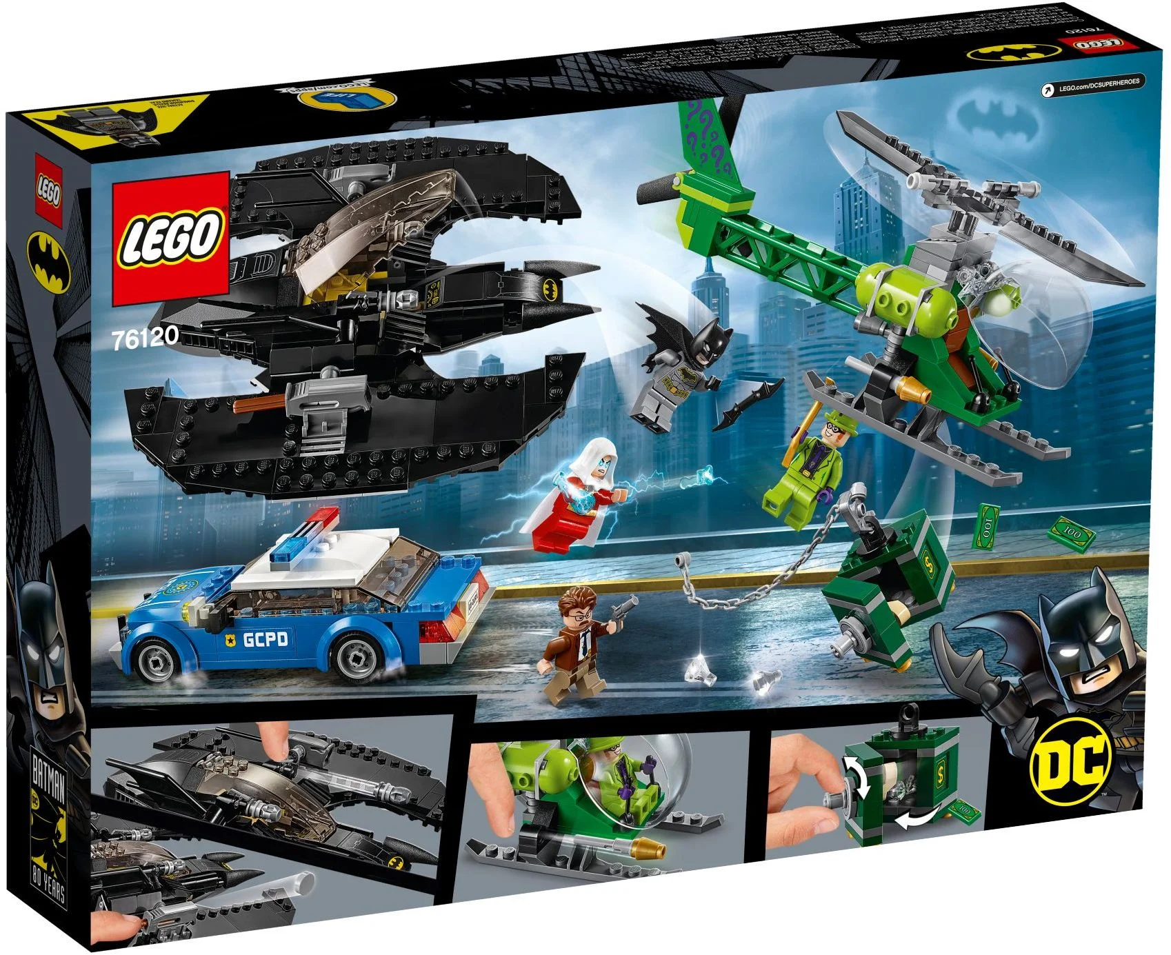 LEGO® 76120 Batwing i napad Człowieka - zagadki - zdjęcie 4
