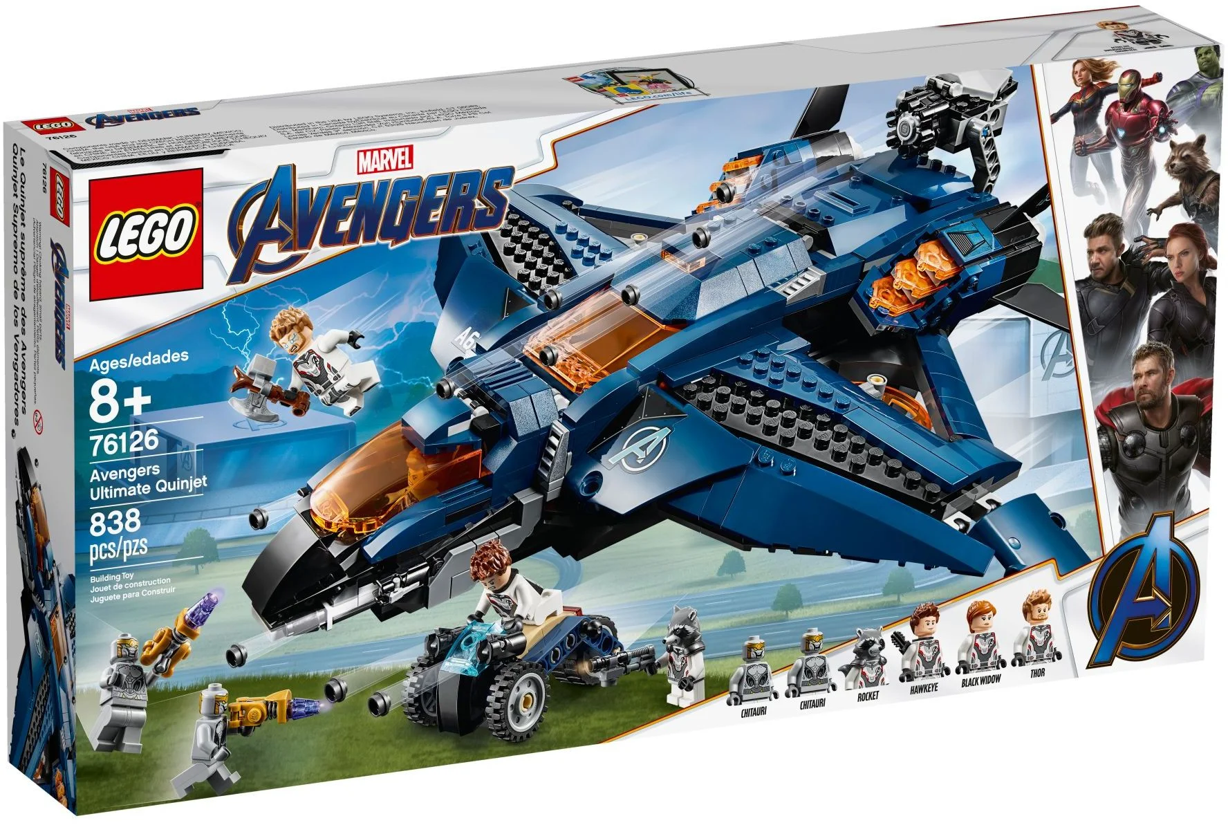 LEGO® 76126 Wspaniały Quinjet Avengersów - zdjęcie 2