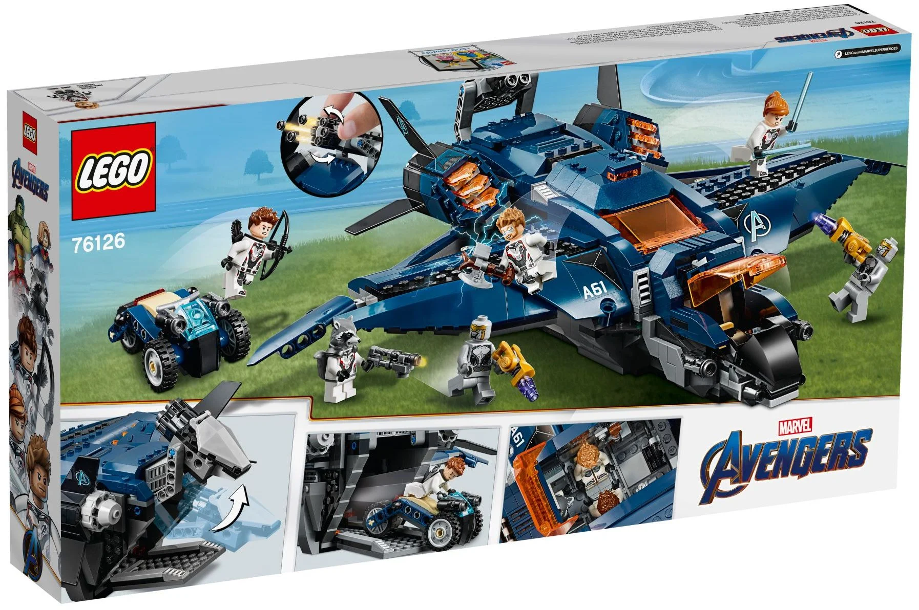 LEGO® 76126 Wspaniały Quinjet Avengersów - zdjęcie 5