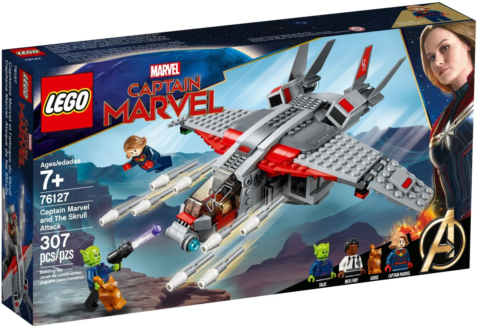 LEGO® 76127 LEGO Super Heroes Kapitan Marvel i atak Skru - zdjęcie 2