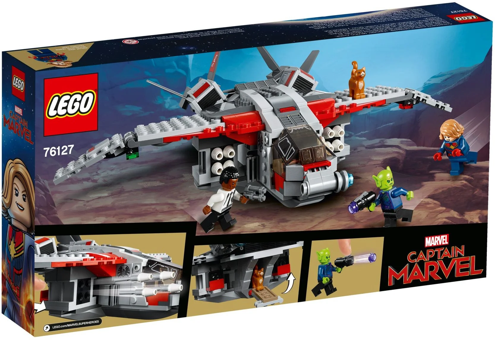 LEGO® 76127 LEGO Super Heroes Kapitan Marvel i atak Skru - zdjęcie 6