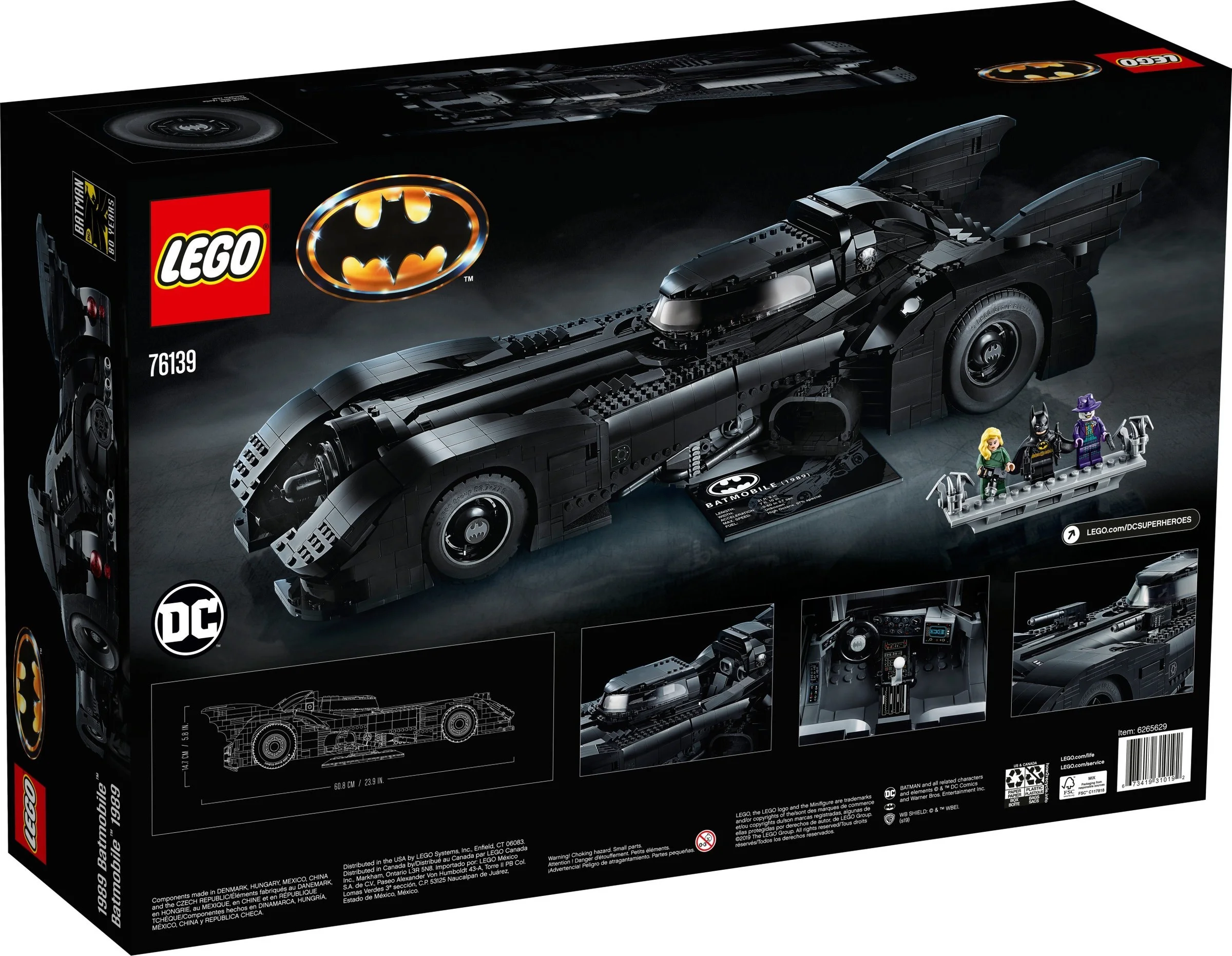 LEGO® 76139 Dc Comics Heroes 1989 Batmobil - zdjęcie 11