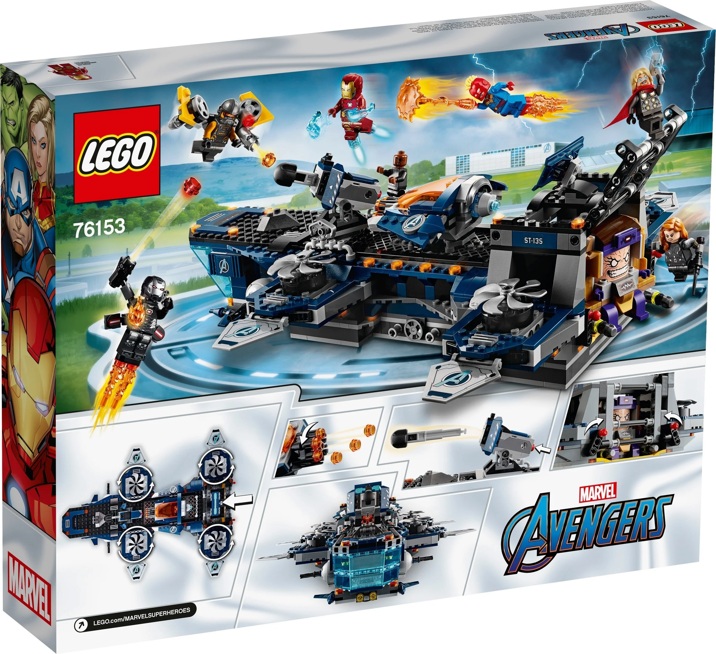 LEGO® 76153 @@@ Lotniskowiec Avengers @@@ Helicarrier - zdjęcie 12