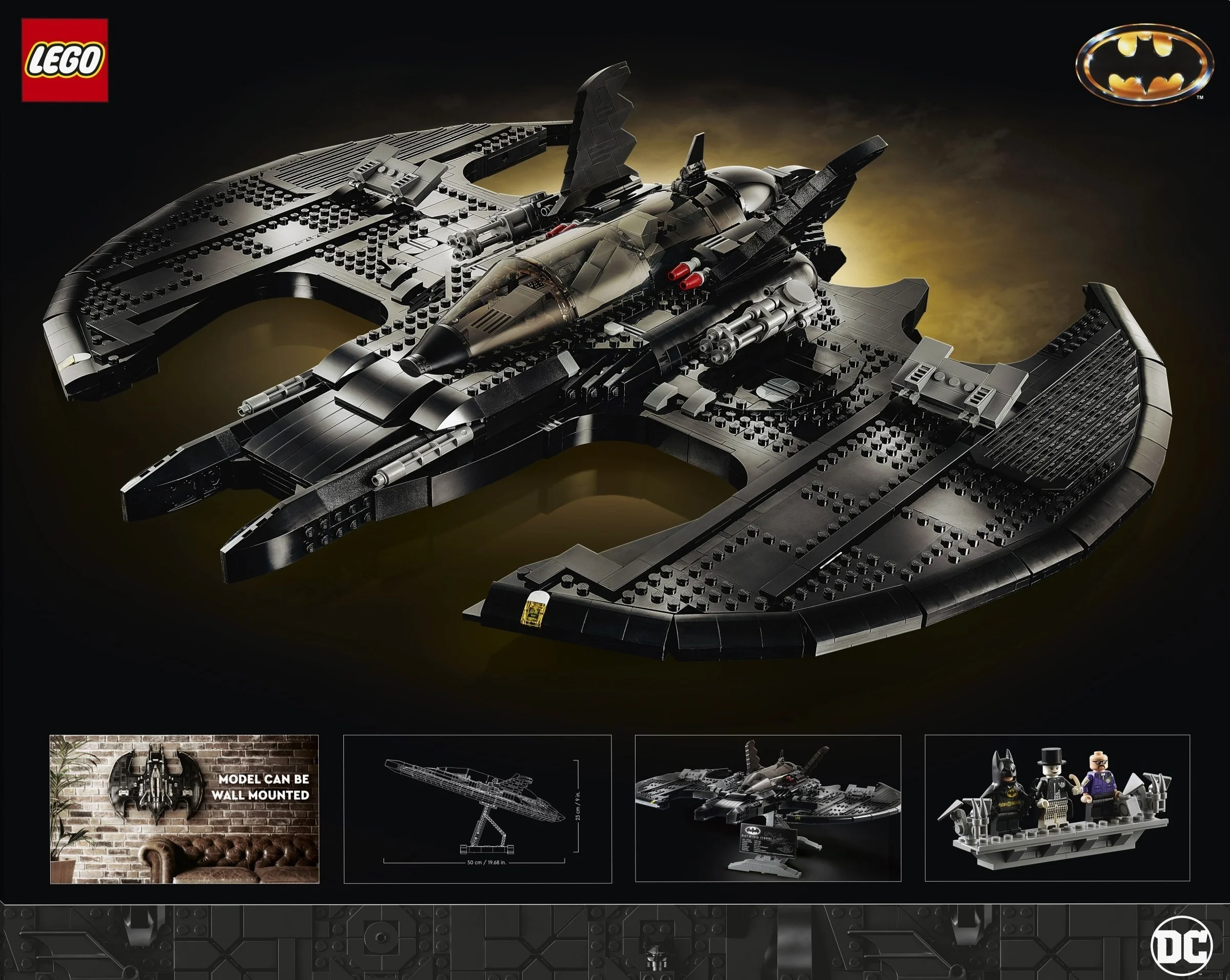 LEGO® 76161 Super Heroes Samolot Batwing z 1989 Roku - zdjęcie 14