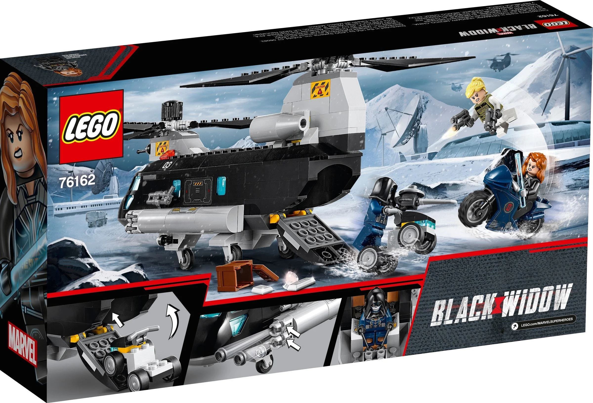 LEGO® 76162 Marvel Czarna Wdowa I Pościg Helikopterem - zdjęcie 9