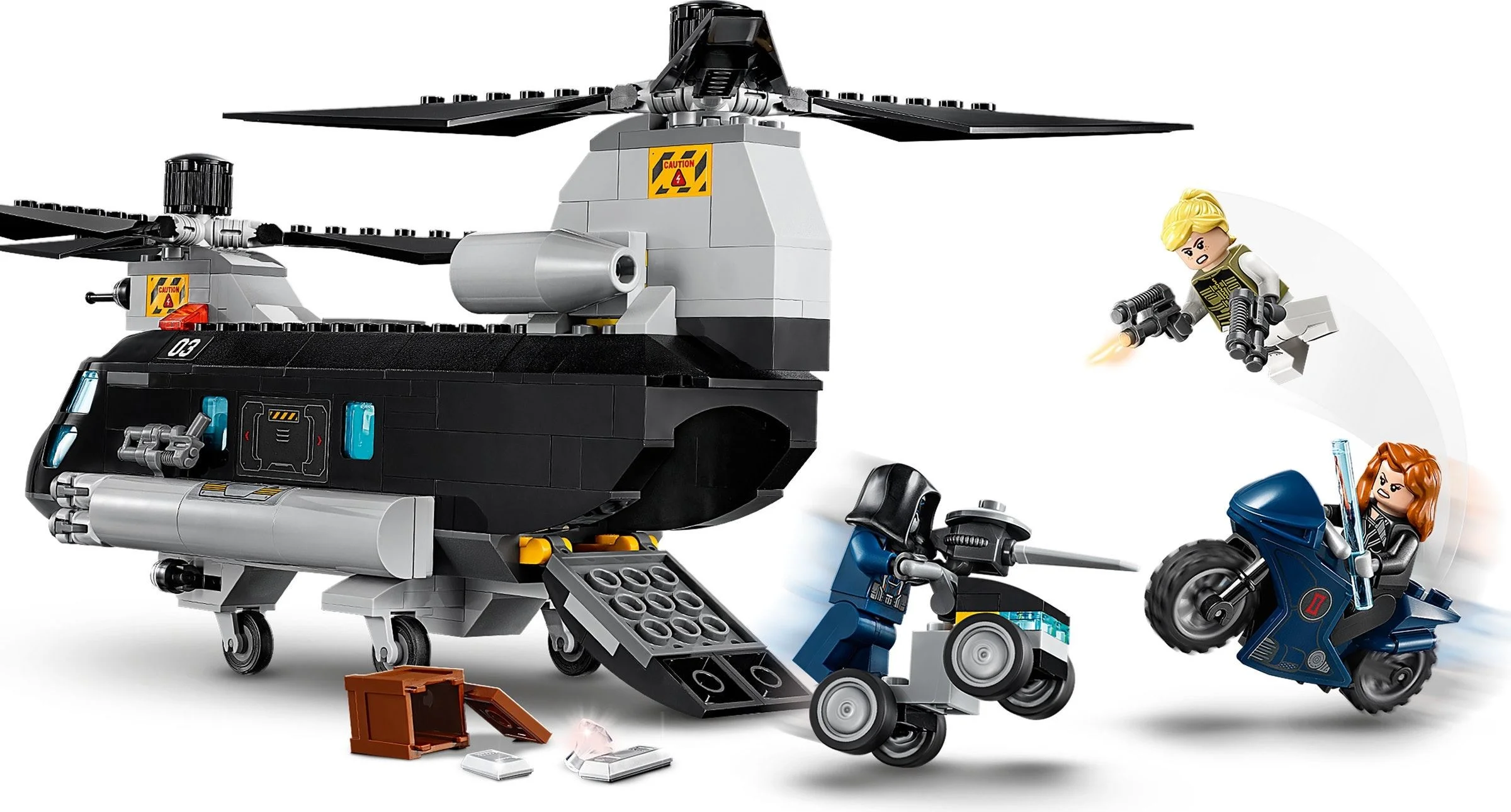 LEGO® 76162 Marvel Czarna Wdowa I Pościg Helikopterem - zdjęcie 11