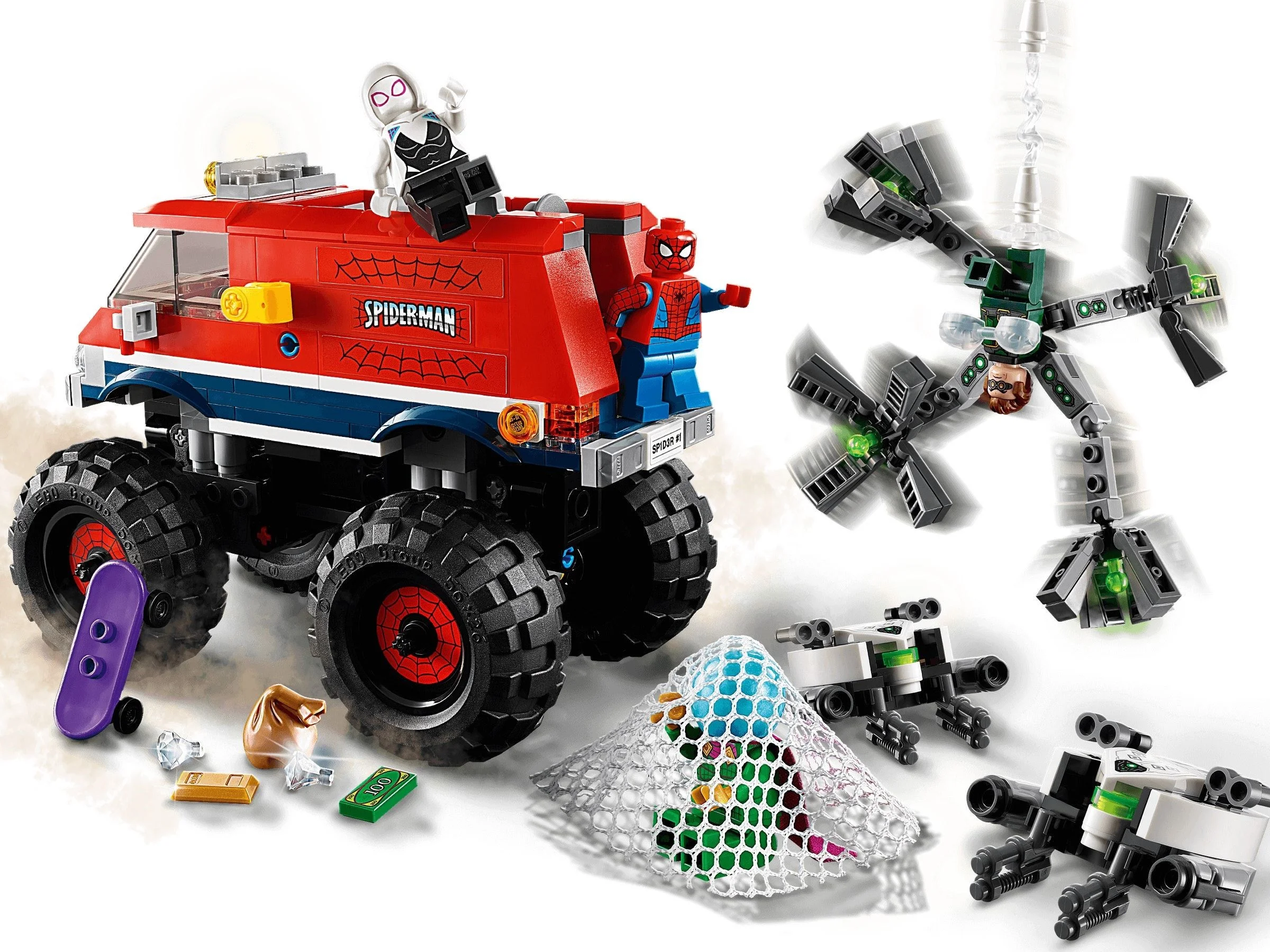 LEGO® 76174 Monster truck Spider-Mana kontra Mysterio - zdjęcie 7