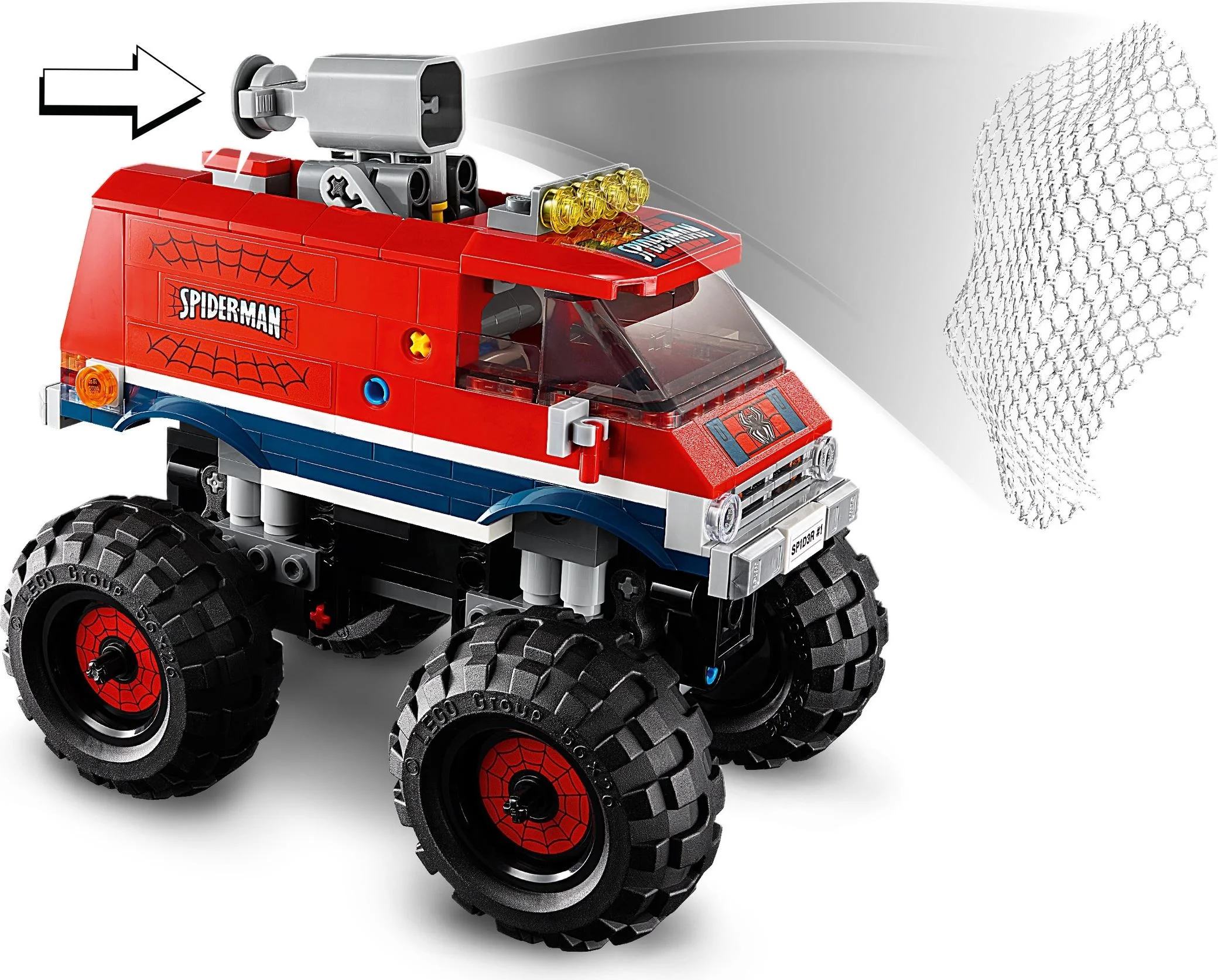 LEGO® 76174 Monster truck Spider-Mana kontra Mysterio - zdjęcie 8