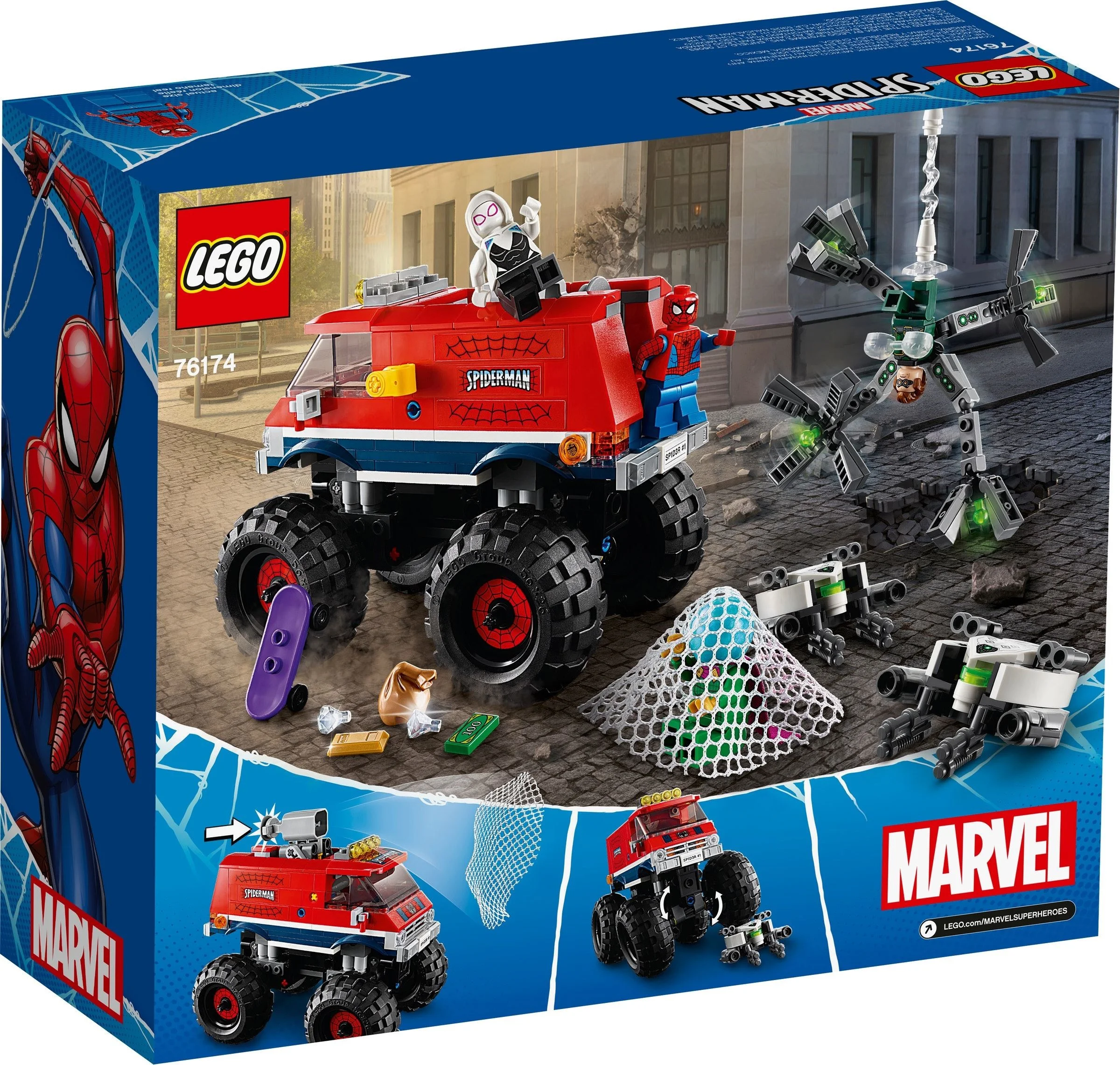 LEGO® 76174 Monster truck Spider-Mana kontra Mysterio - zdjęcie 10