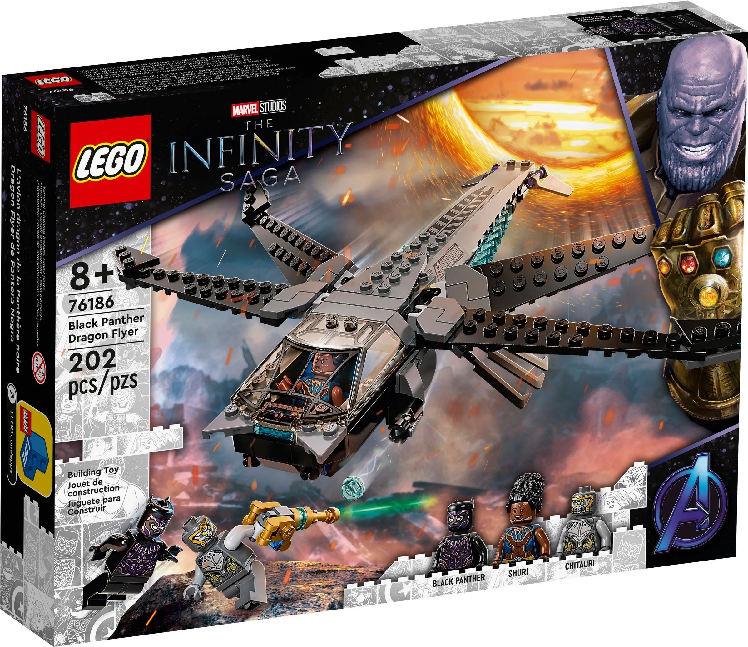 LEGO® 76186 Lego Marvel Heroes Helikopter Czarnej Pantery - zdjęcie 2