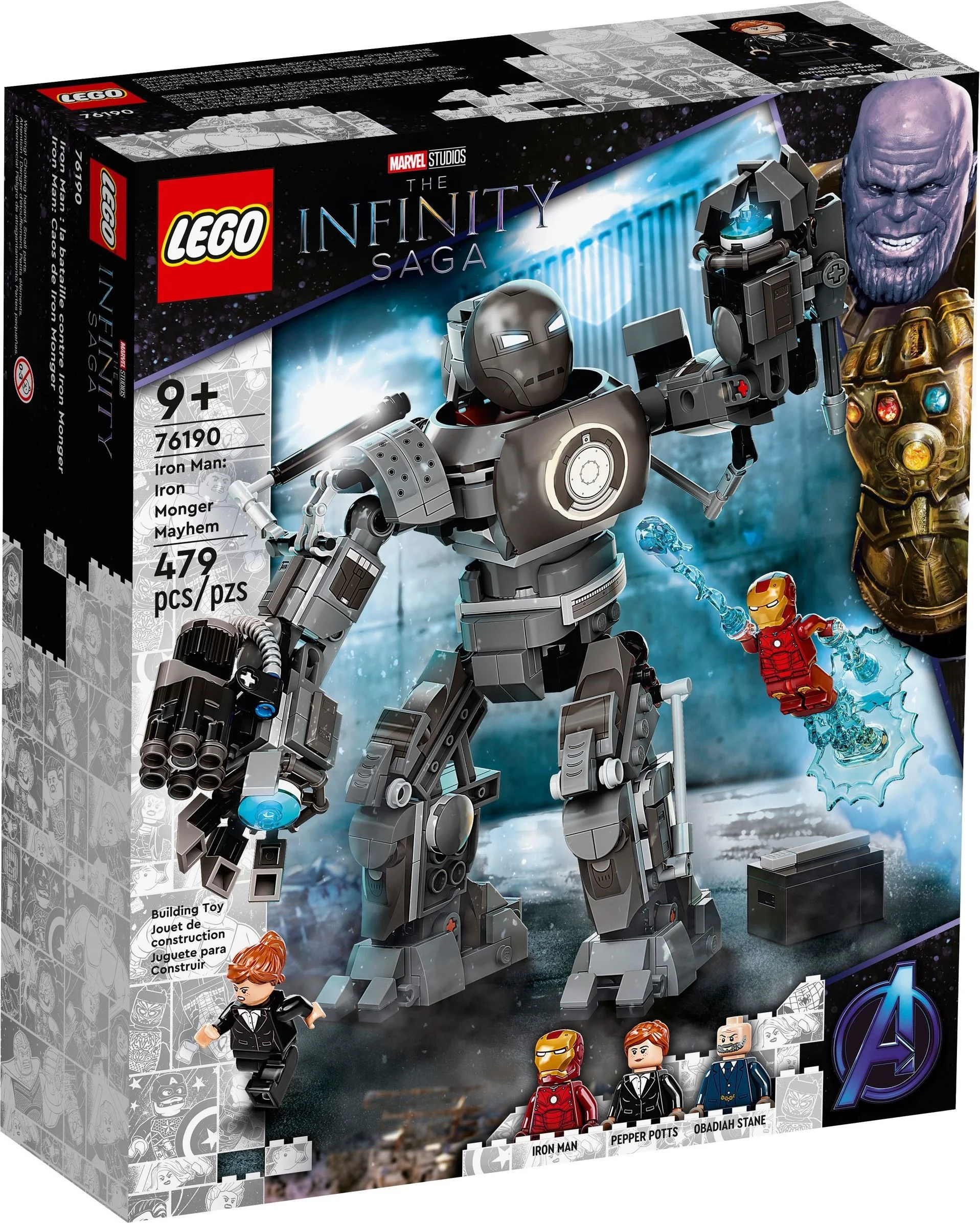 LEGO® 76190 Avengers Iron Man: zadyma z Iron Mongerem - zdjęcie 2