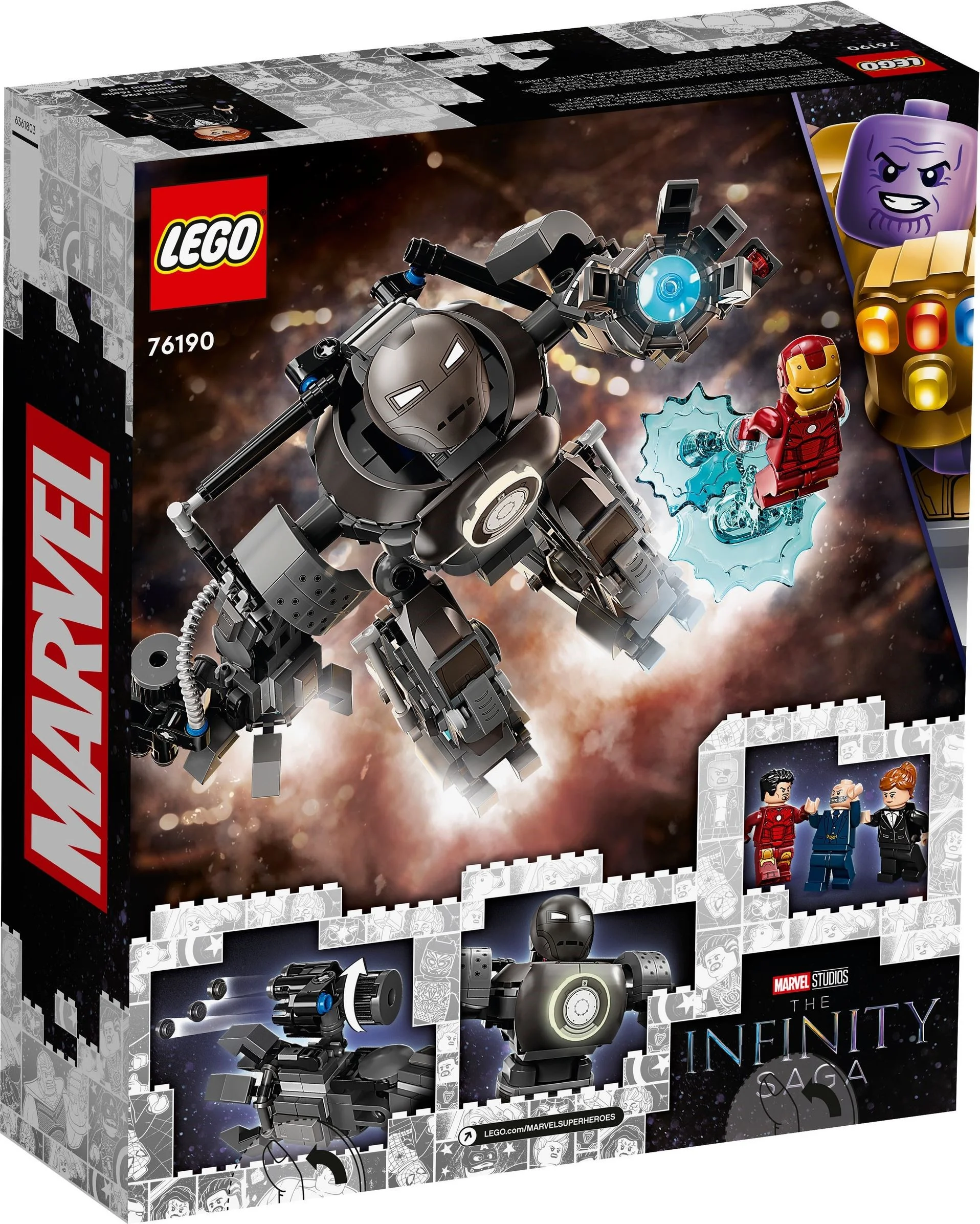LEGO® 76190 Avengers Iron Man: zadyma z Iron Mongerem - zdjęcie 3