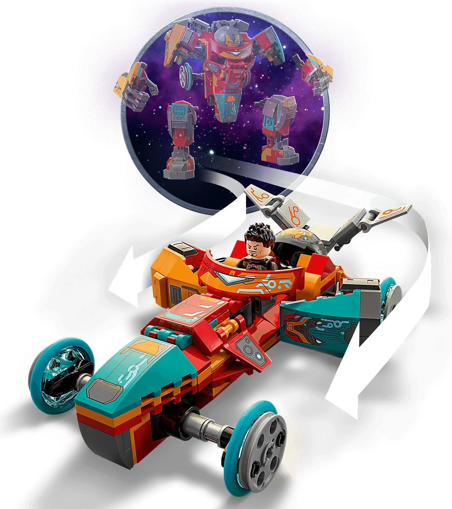 LEGO® 76194 Sakaariański Iron Man Tony’ego Starka - zdjęcie 4