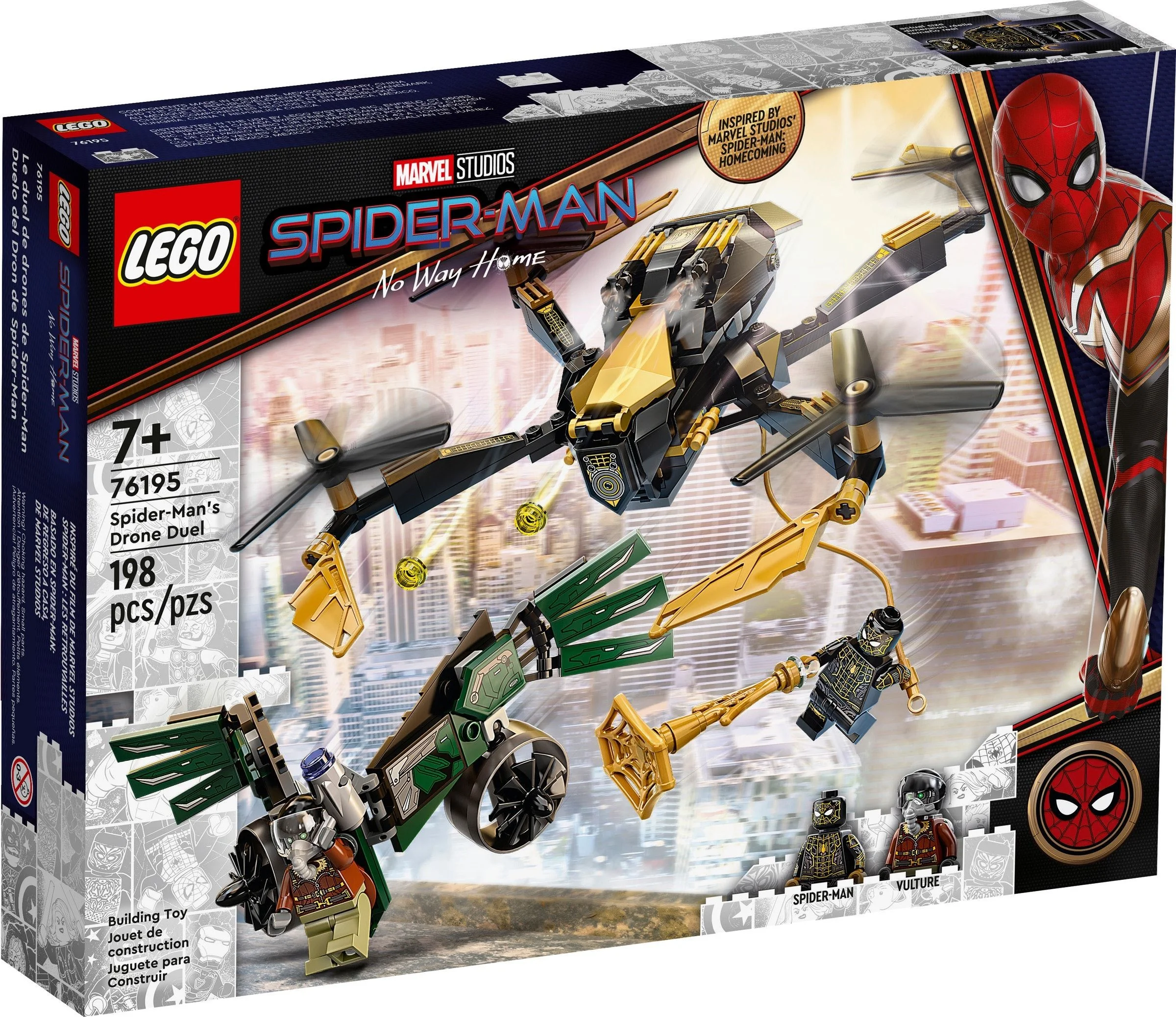 LEGO® 76195 Bojowy dron Spider-Mana Spiderman Marvel Nowe - zdjęcie 2