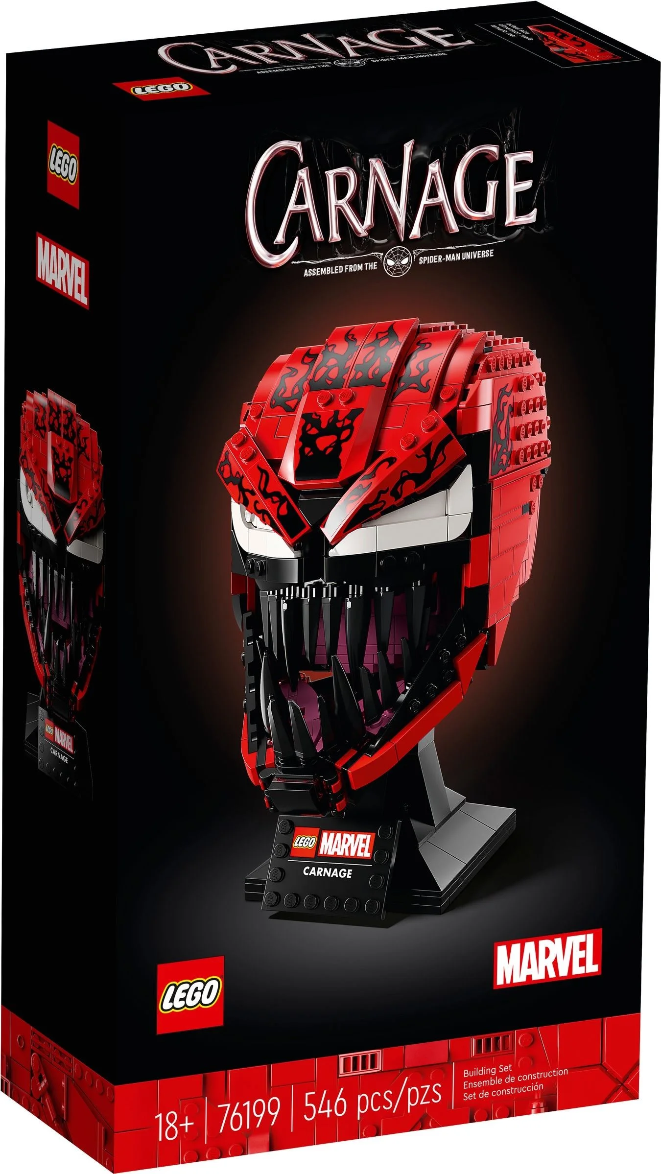 LEGO® 76199 Carnage Hełm Carnage Marvel Nowe - zdjęcie 2