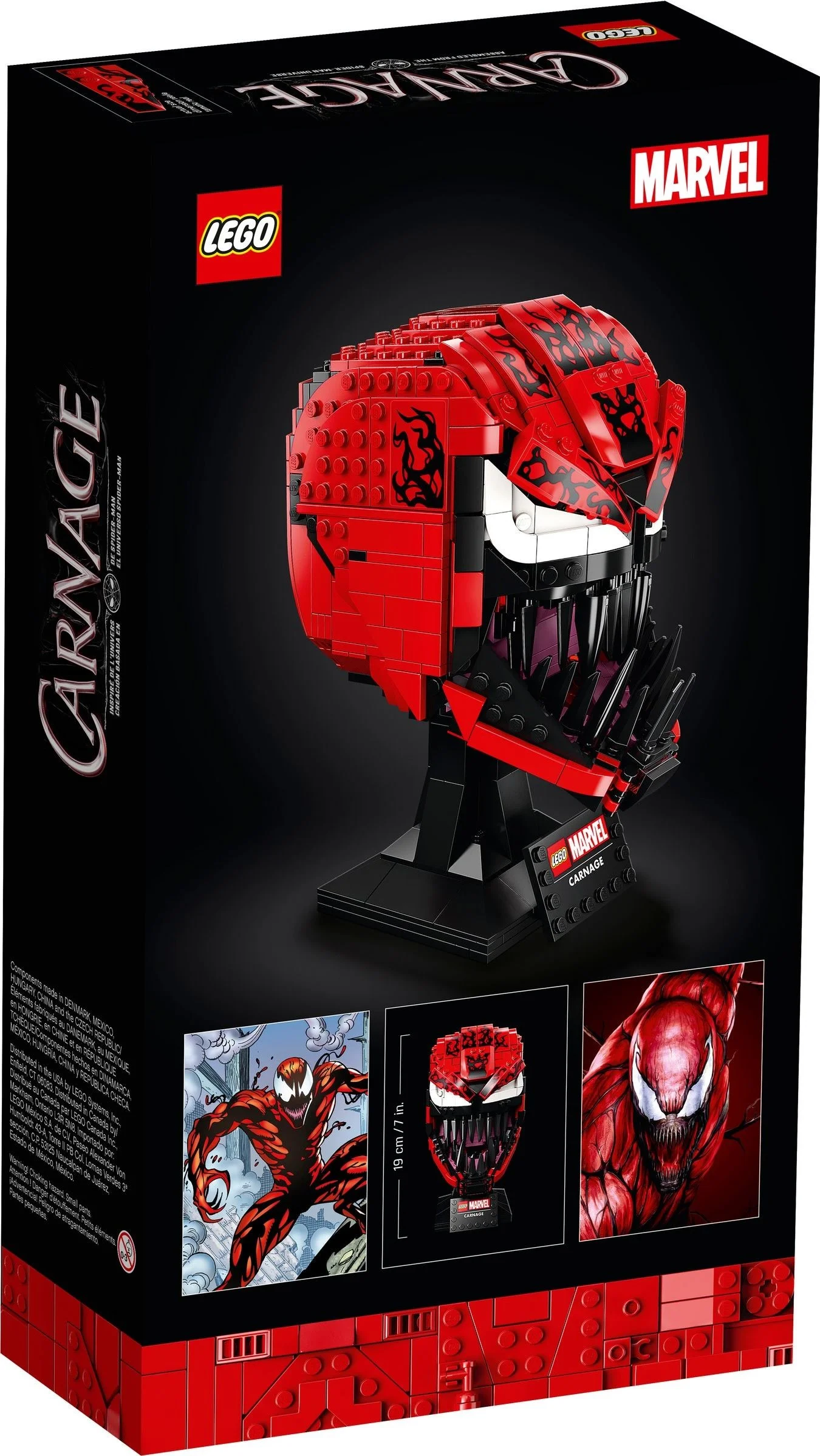LEGO® 76199 Carnage Hełm Carnage Marvel Nowe - zdjęcie 6