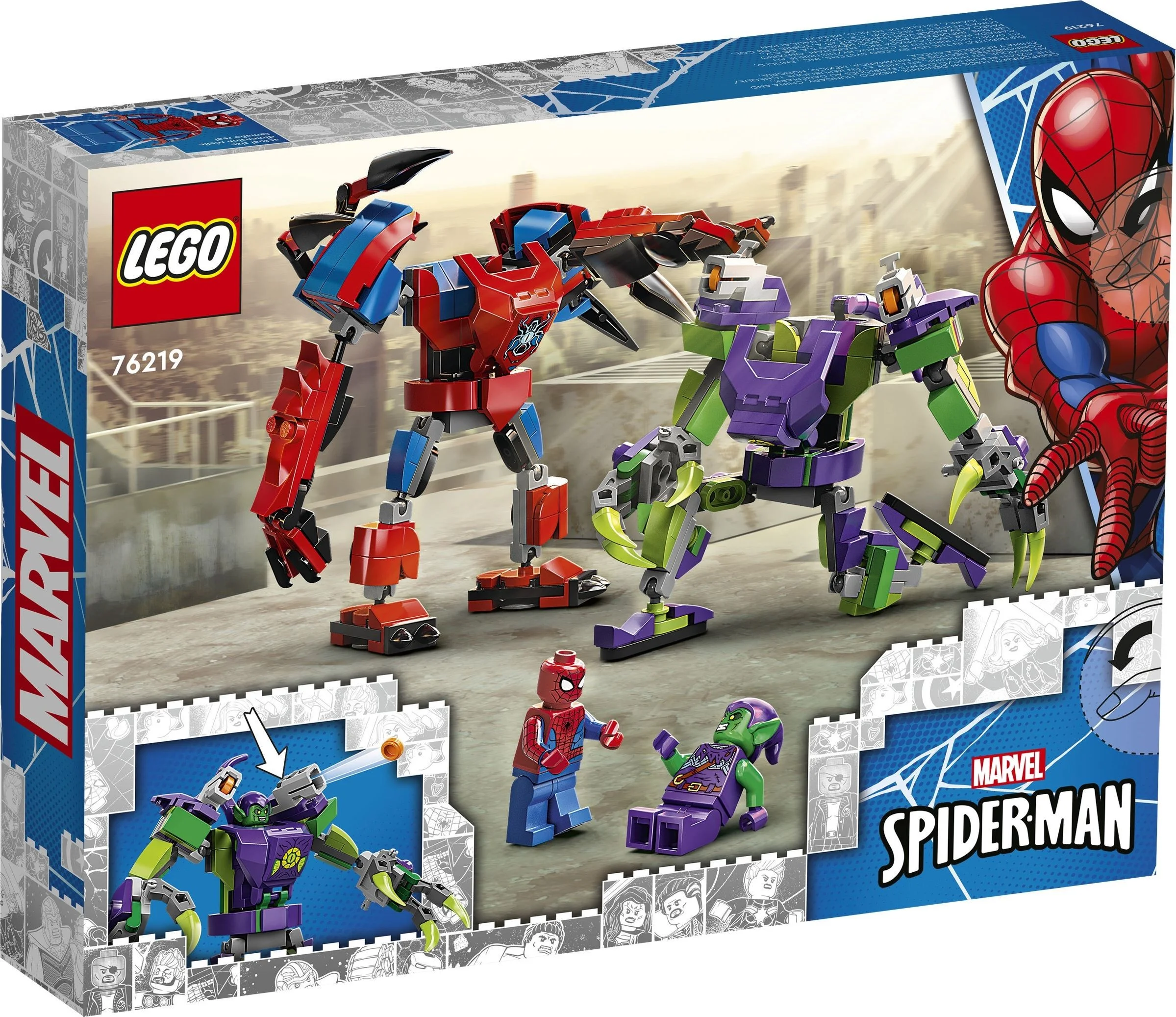 LEGO® 76219 LEGO Marvel Avengers Movie 4 Bitwa mechów Spider-Mana i Zielonego Goblina - zdjęcie 3
