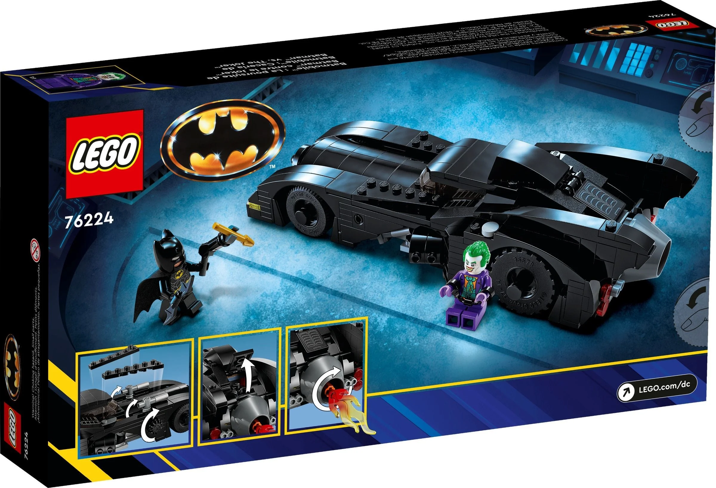 LEGO® 76224 Zestaw klocków Lego DC Batman Batmobil: Pościg Batmana za Jokerem - zdjęcie 5